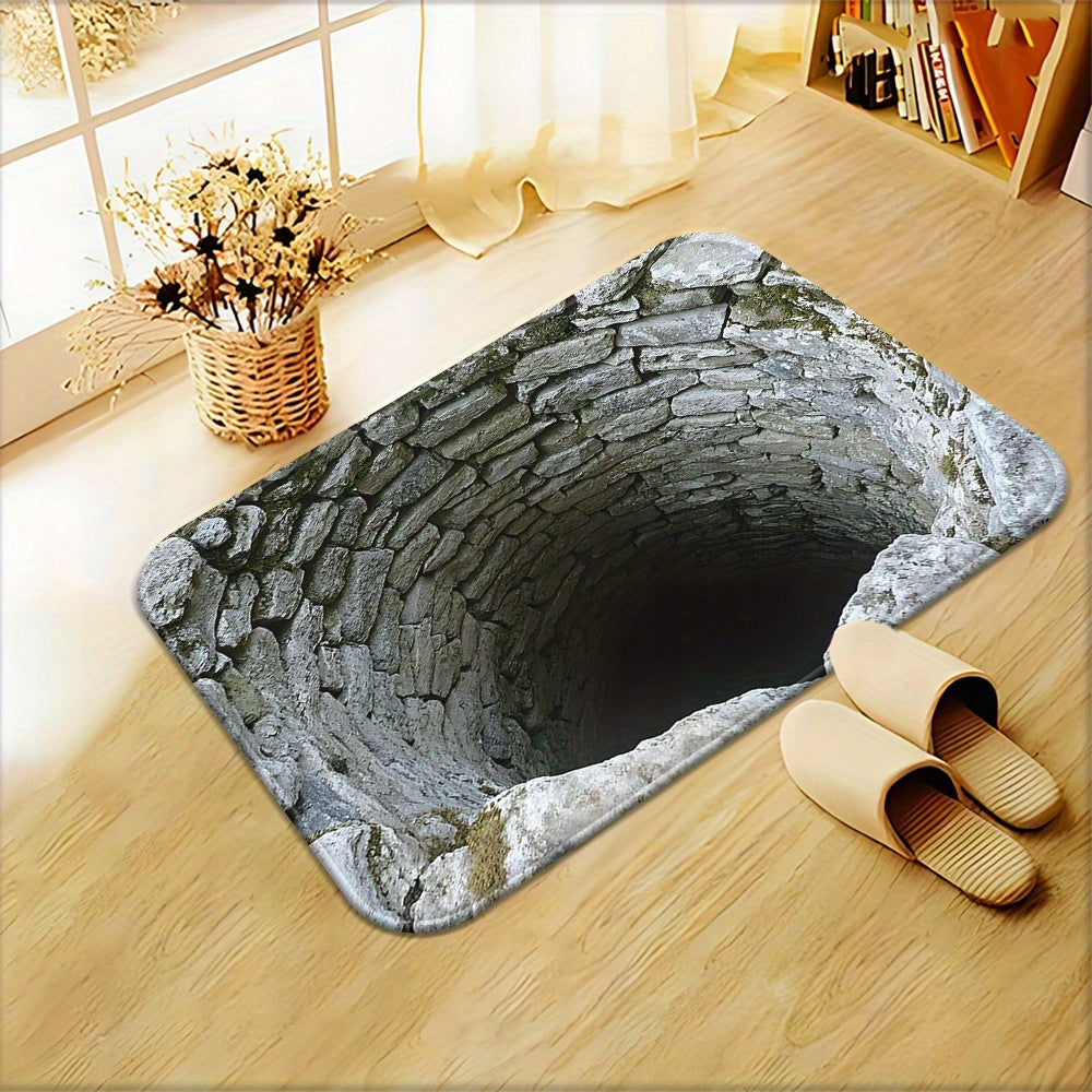 3D WELL Floor Mat Polyester Fabric For Bathroom Door 50x80 Product width 80 cm