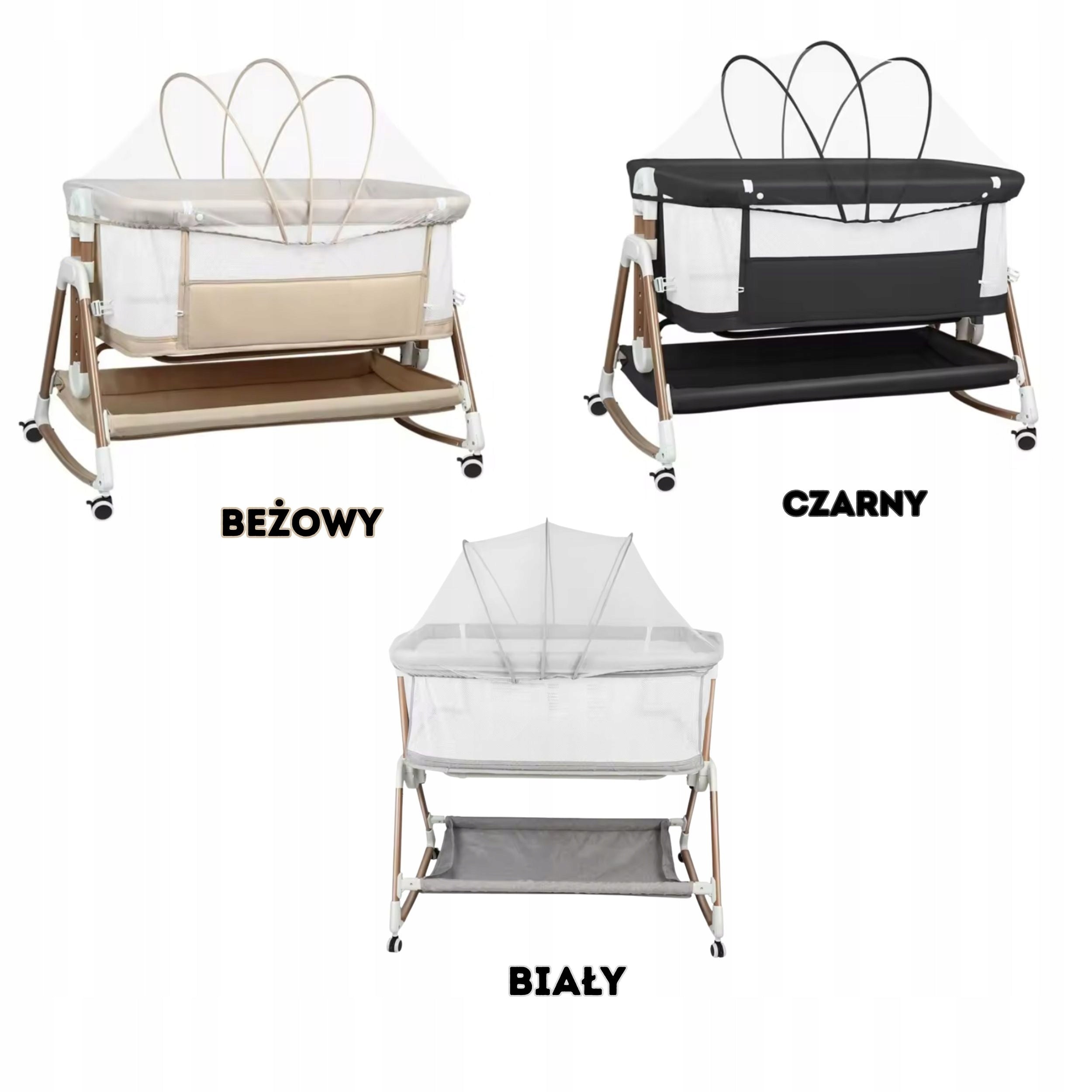 3IN1 BABY BED CRIB SUPPLIES MULTIFUNCTIONAL ADJUSTABLE FOLDING Packaging status original