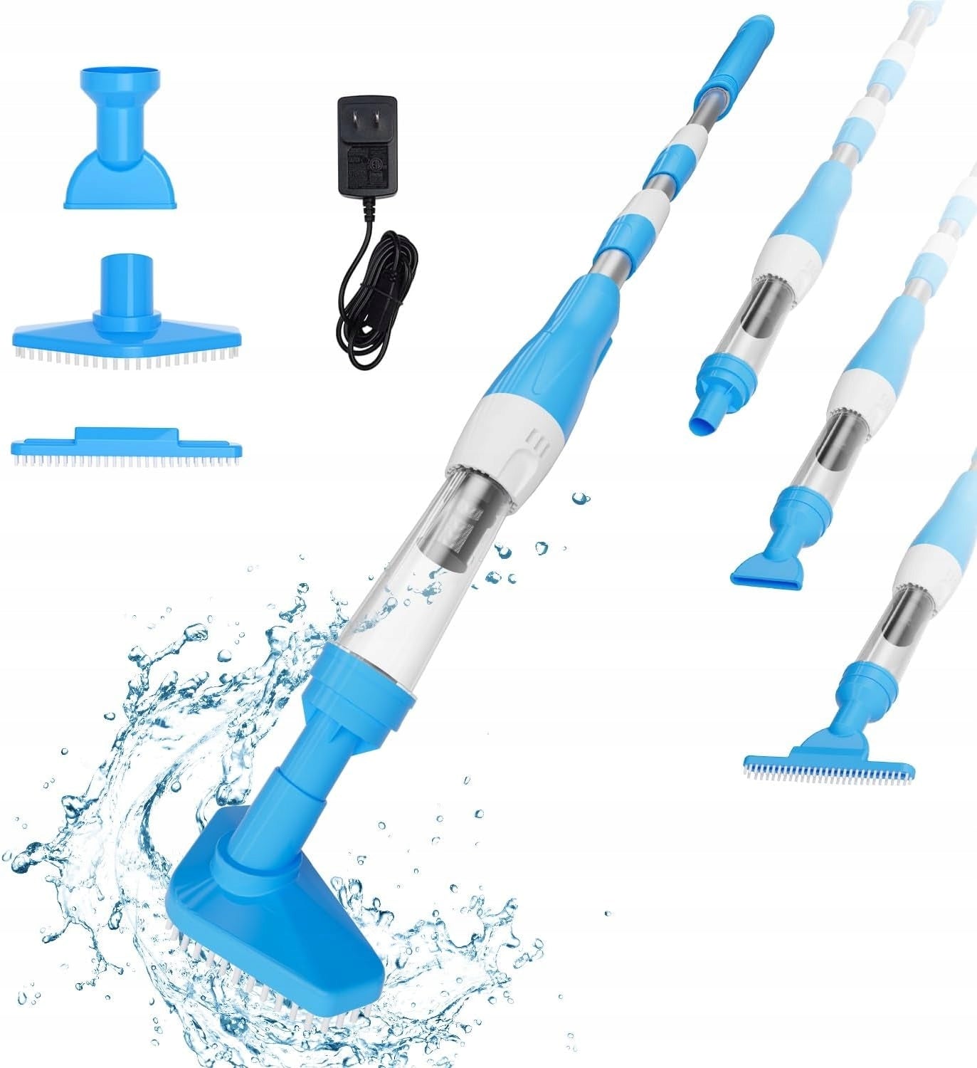 3IN1 CORDLESS POOL VACUUM CLEANER CORDLESS 90 MIN TELESCOPE Manufacturer code FGFGGFFGTU