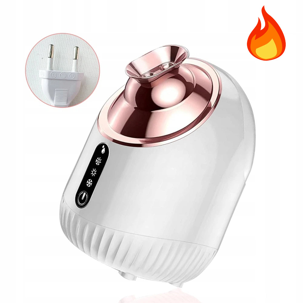 3IN1 FACE HUMIDIFIER WATER MIST NANO SPRAY STEAM SAUNA 240ML WHITE
