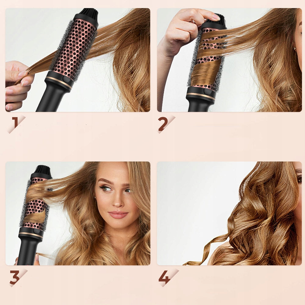 3IN1 HOT AIR BRUSH, HAIR CURLER 5 TEMPERATURE SETTINGS Packaging status original