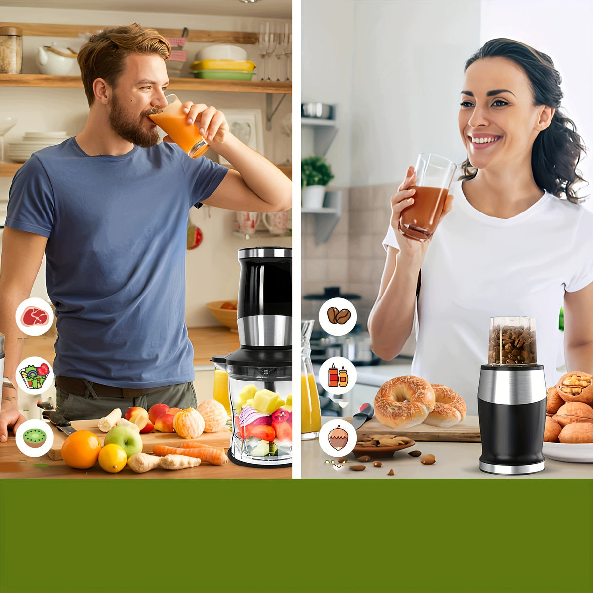3IN1 MULTIFUNCTION CUP BLENDER FOR SMOOTHIE MEAT COFFEE GRINDER Manufacturer code B09L4RCT23