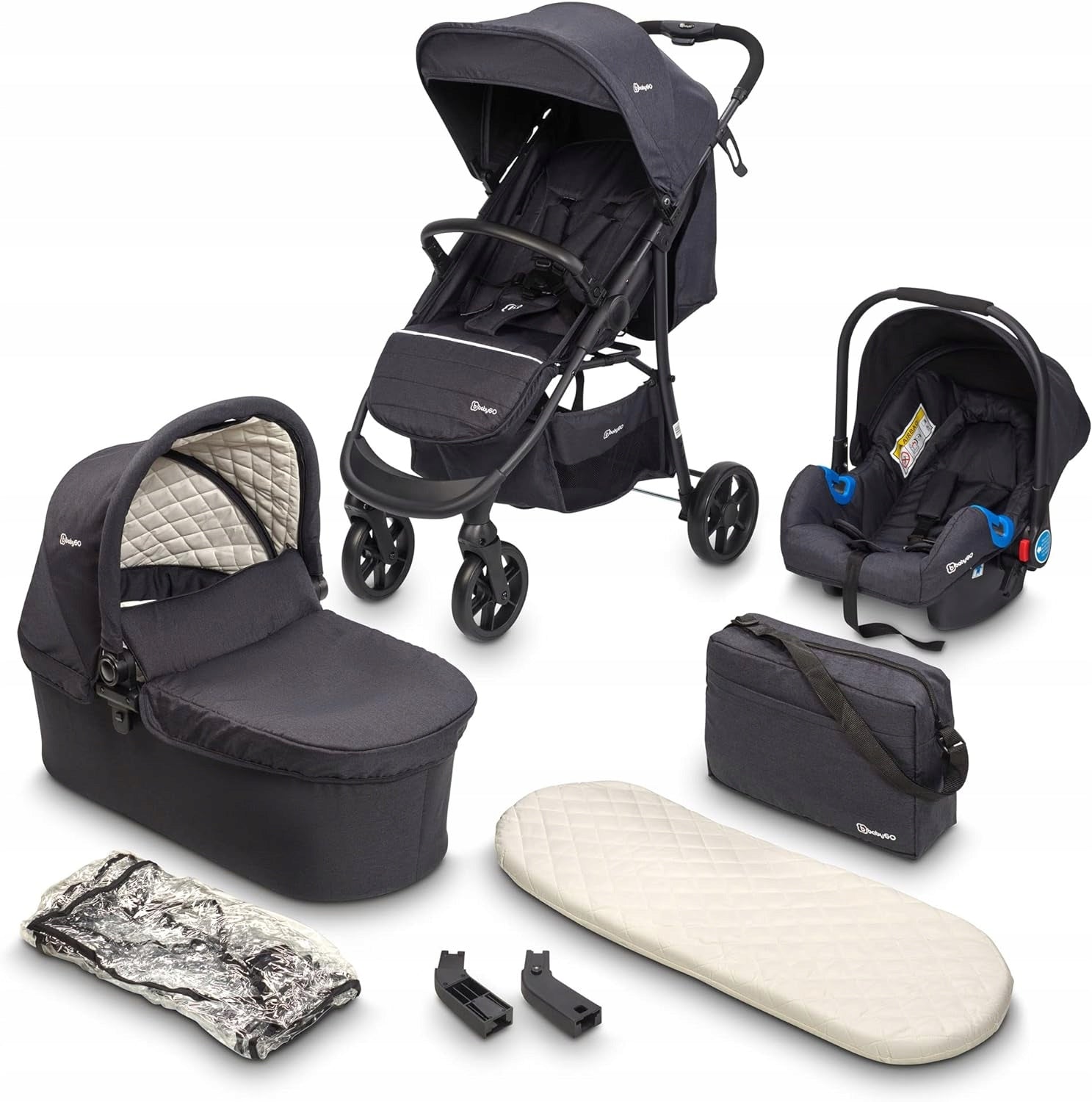 3IN1 MULTIFUNCTIONAL STROLLER BABYGO STYLES