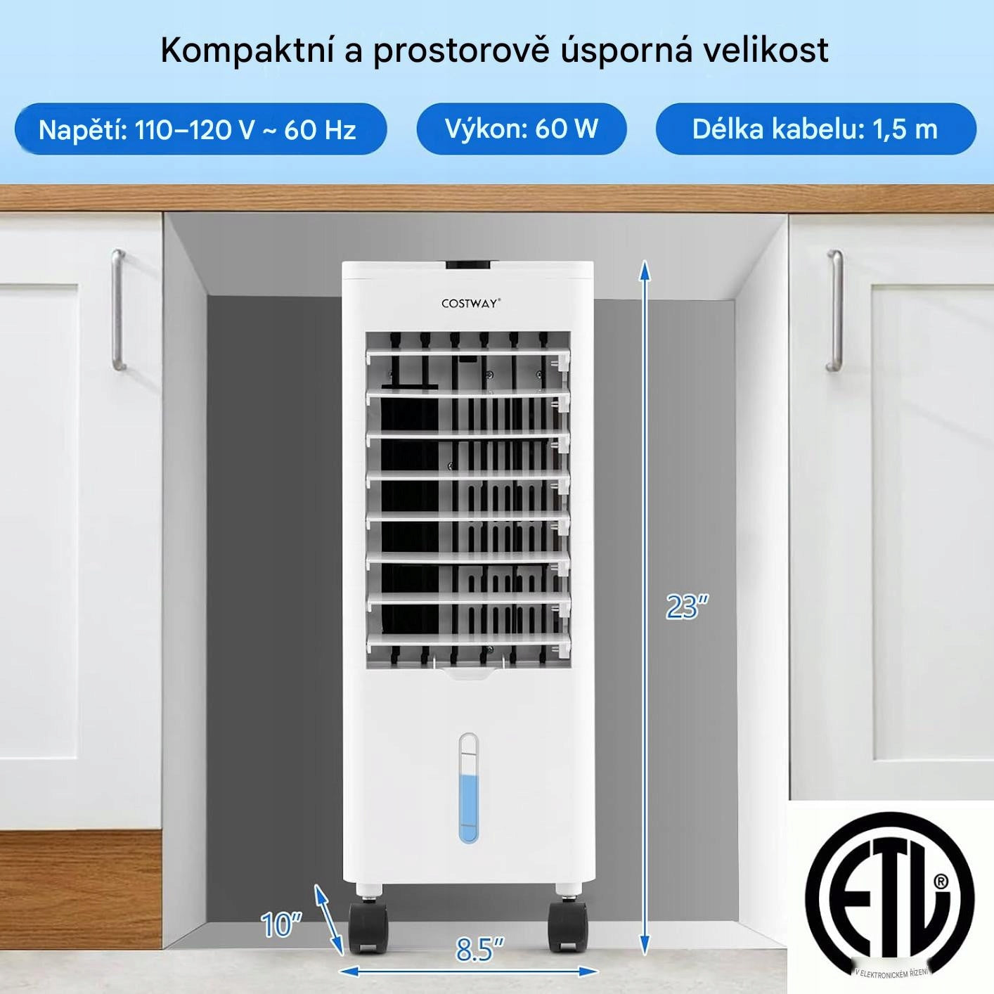 3IN1 PORTABLE AIR CONDITIONER ES10683DE REMOTE CONTROL TIMER OSCILLATION Packaging status original