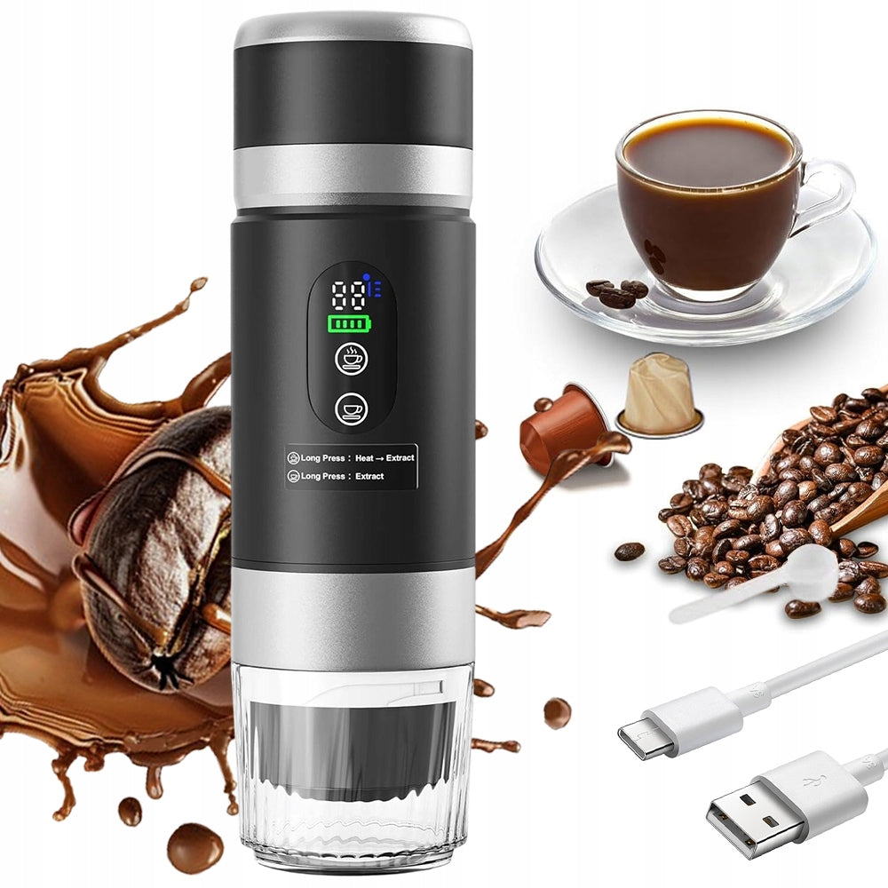 3IN1 PORTABLE CAPSULE COFFEE MAKER 20BAR 72W TOURIST