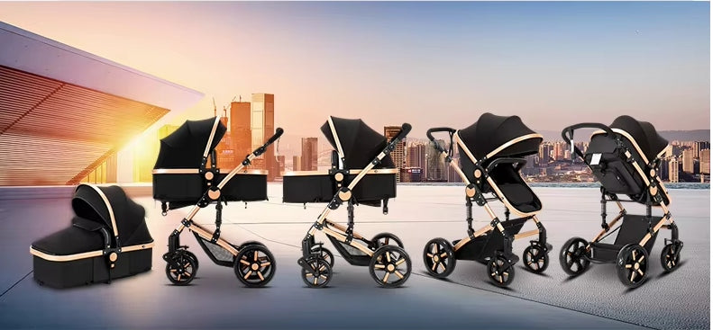 3IN1 STROLLER WITH GONDOLA, STROLLER AND CAR SEAT Manufacturer code 739-khaki
