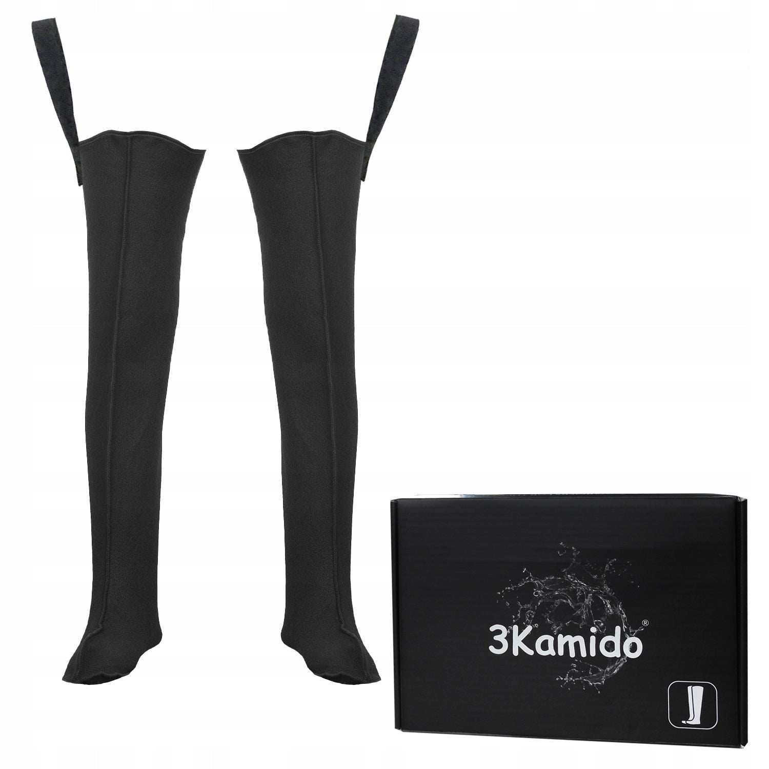 3KAMIDO felt thermal waders warmers for anglers black 45/46
