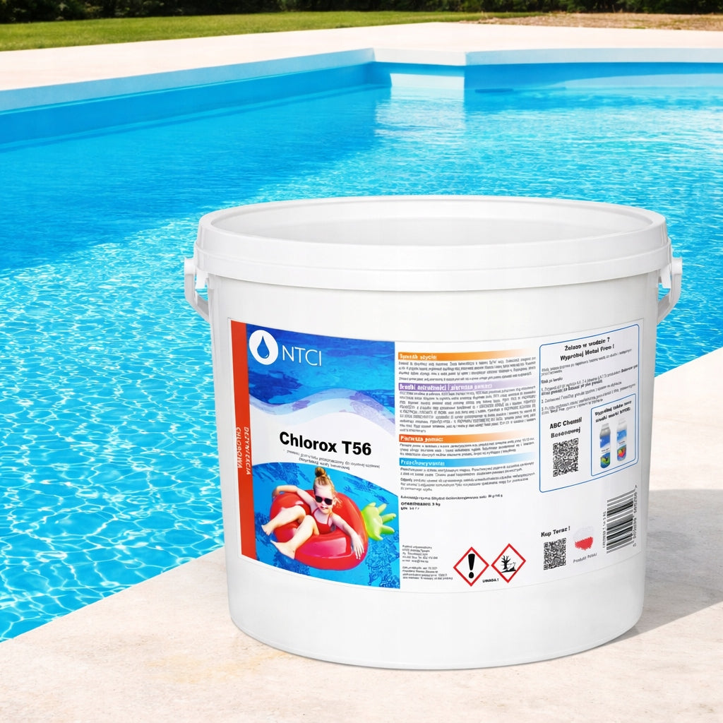3KG strong CHLORINE SHOCK IN GRANULES POOL CHEMISTRY POOL JACUZZI GRANULES Manufacturer code NCHST56-3