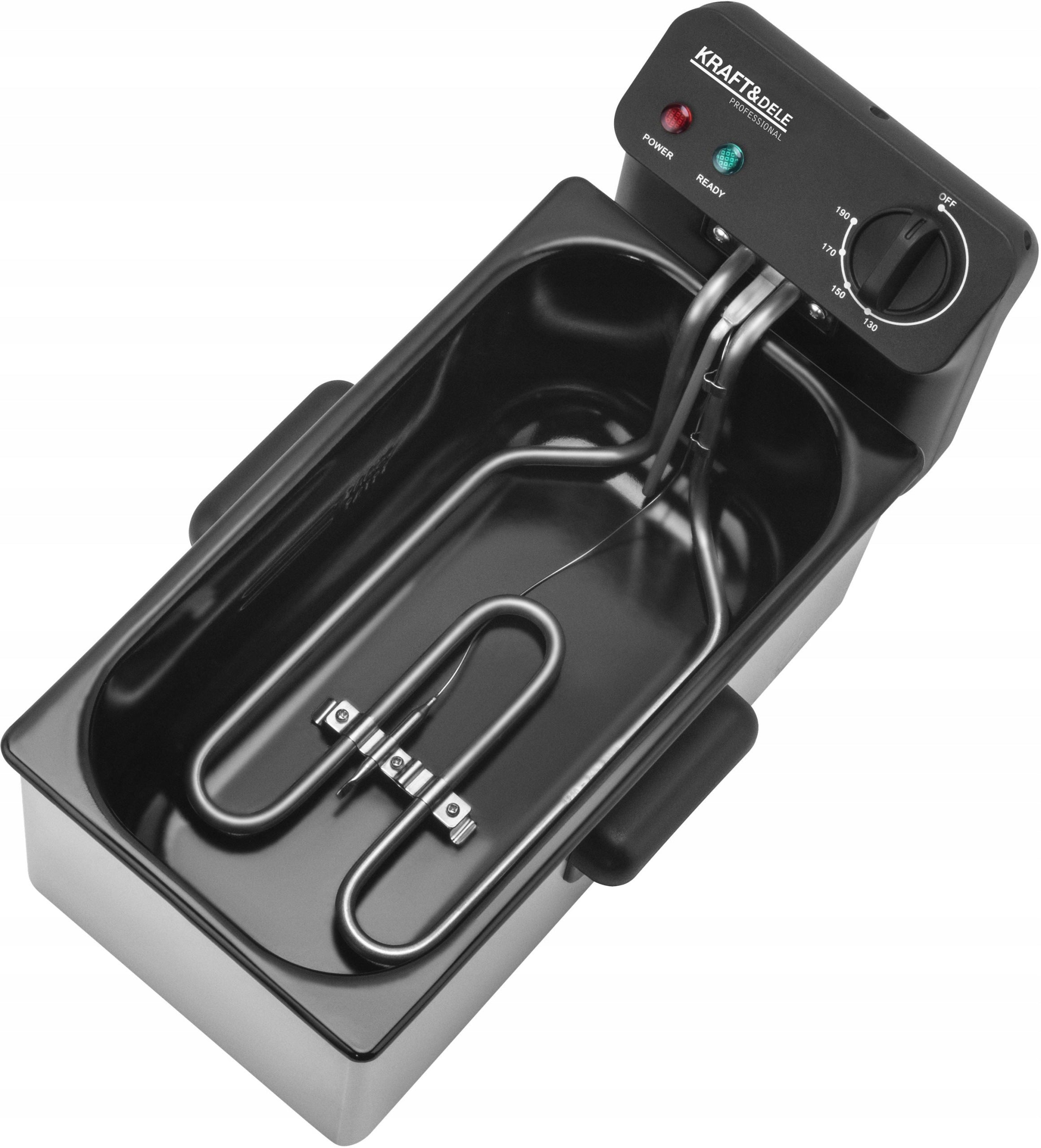 3L 2100W 130-190 Degree Traditional Fryer With Basket Model KD4331
