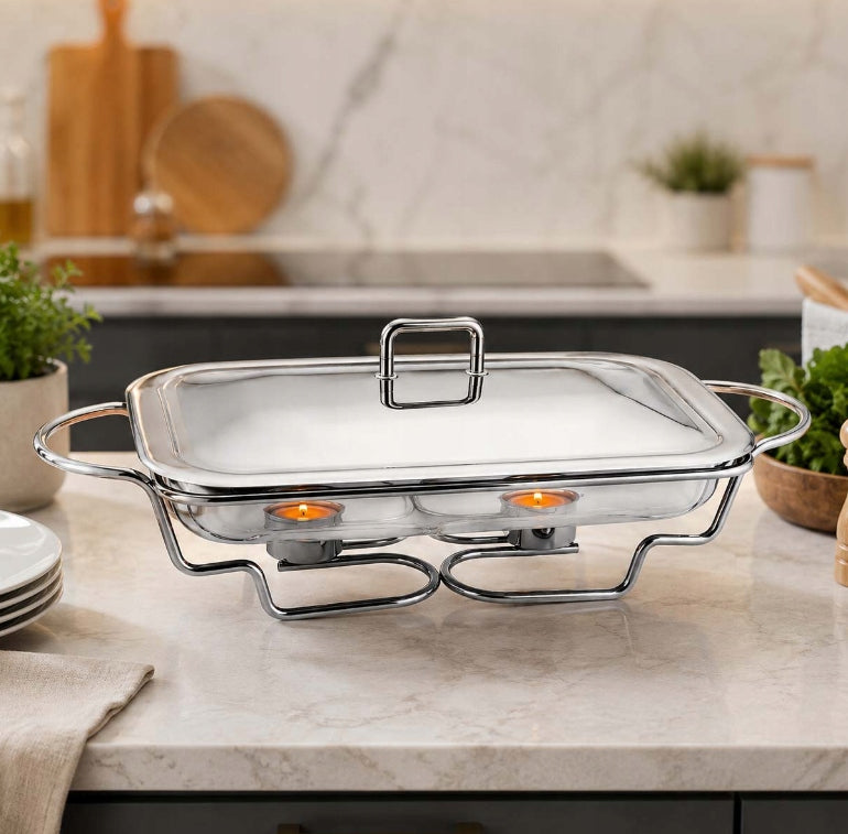 3L GLASS FOOD HEATER HEAT-RESISTANT DISH WITH HEATER Packaging status original