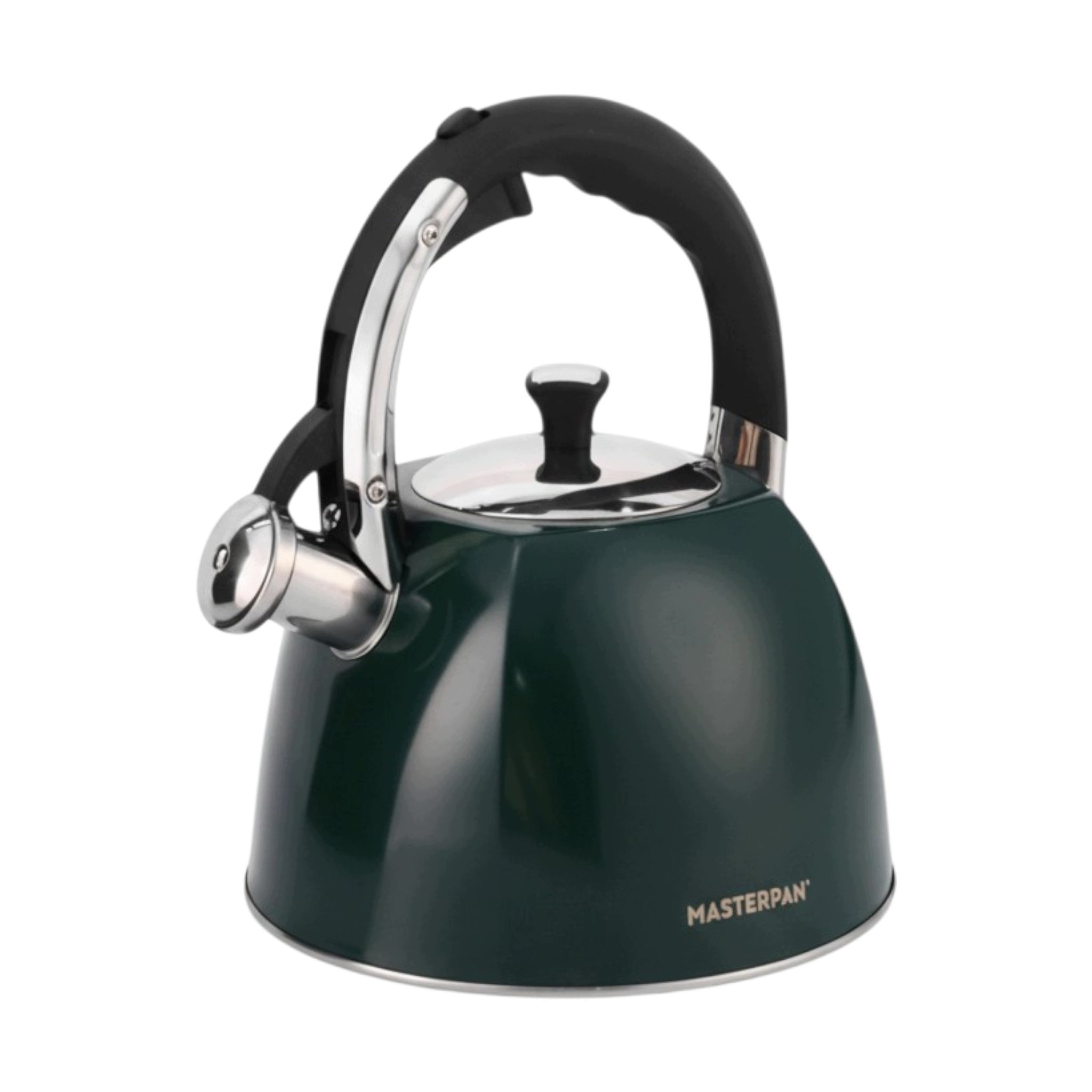 3L Kettle with Whistle Steel Green for Induction Gas Large Packaging status original