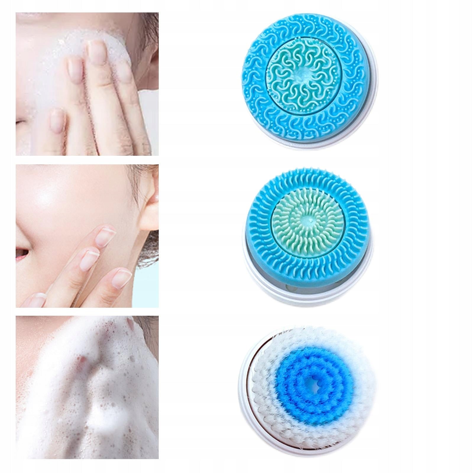 3Pcs Replaceable Face Brushes Heads for Electric Brand no brand
