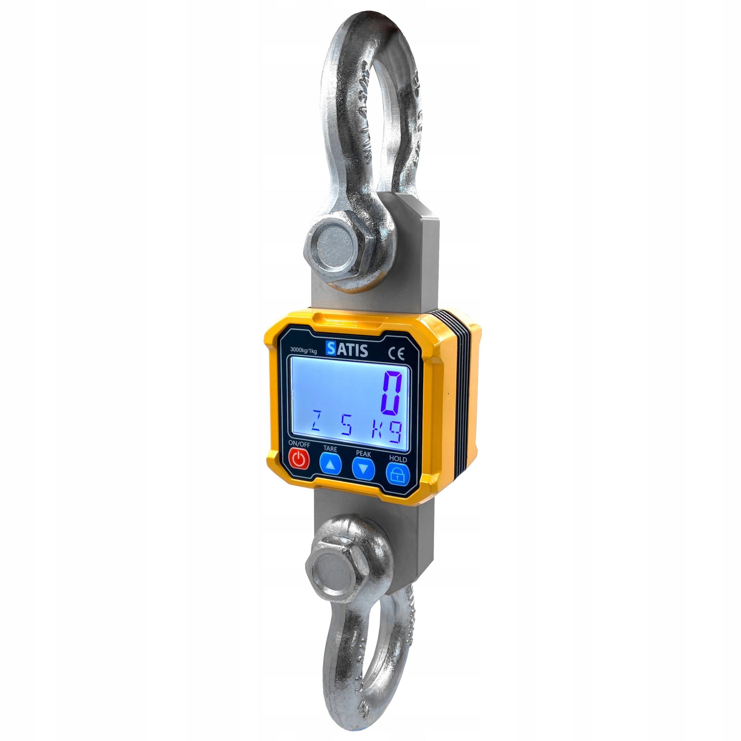 3T 3000KG ELECTRONIC HOOK SCALE BATTERY OPERATED + INDUSTRIAL REMOTE CONTROL Manufacturer code Waga hakowa do 3t