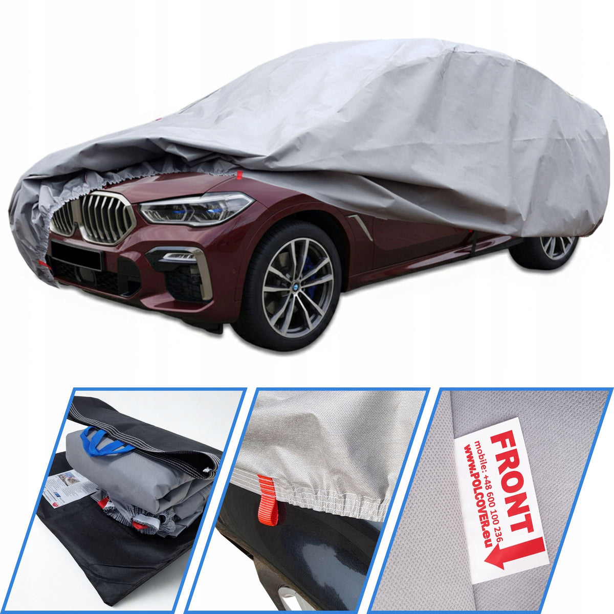 3W CAR COVER BMW X6 E71, F16, G06, GLE coupe 3layers |POLCOVER