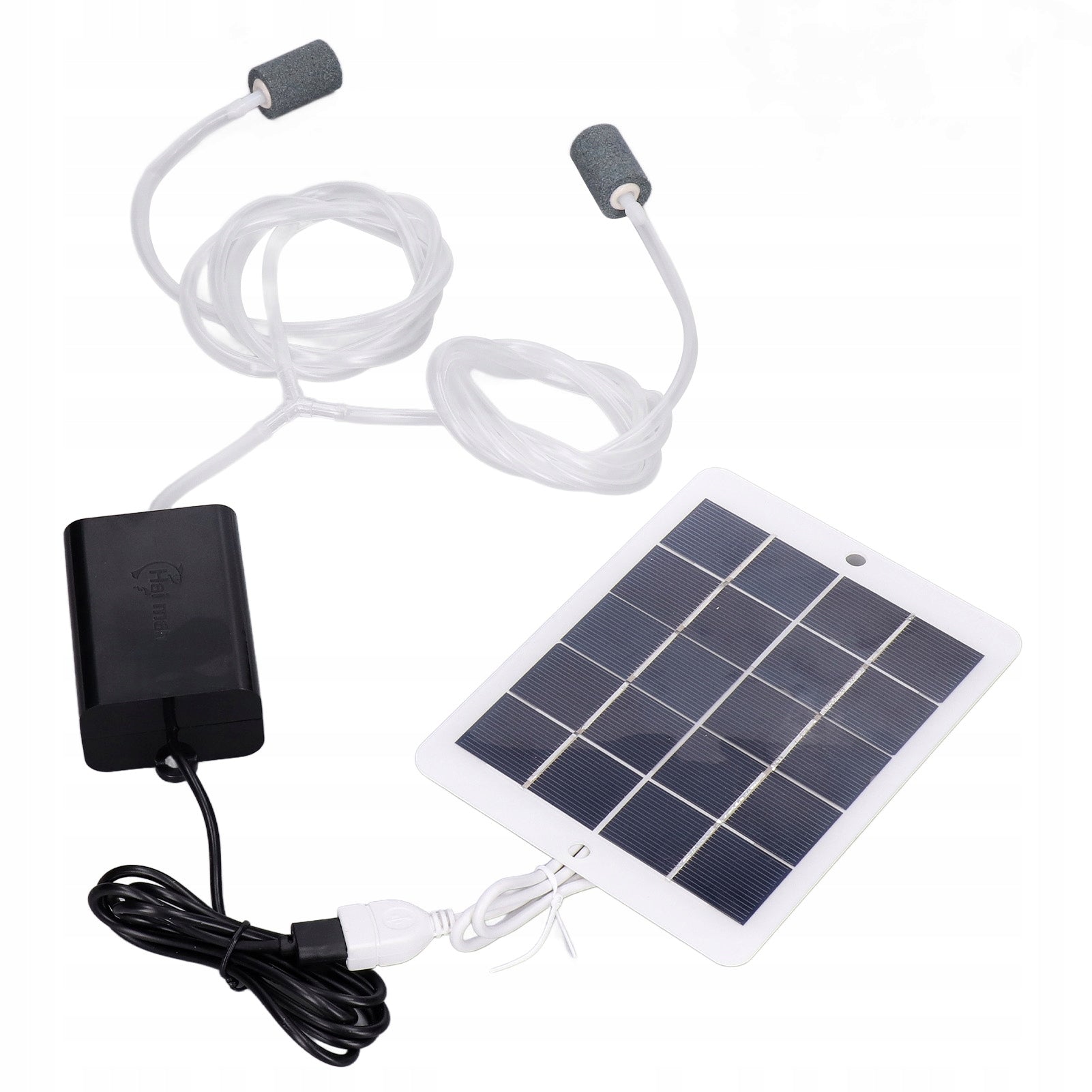 3W SOLAR OXYGEN PUMP, FOR AQUARIUM, FOR GARDEN, AQUARIUM, POOL, POND Product weight with unit packaging 0.3 kg