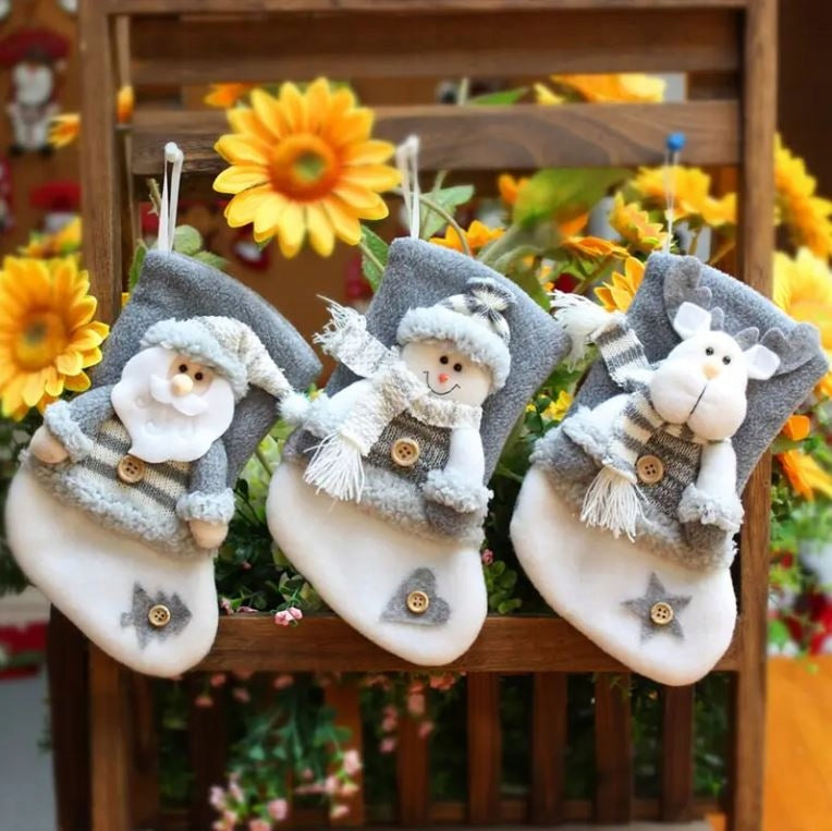 3X CHRISTMAS SOCK FOR GIFT Large Decorative FOR FIREPLACE Decorative Window EAN (GTIN) 5905214415679