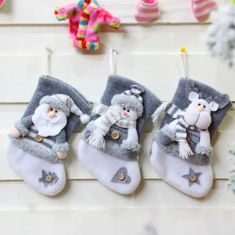 3X CHRISTMAS SOCK FOR GIFT Large Decorative FOR FIREPLACE Decorative Window Manufacturer code SKARPETA ŚWIĄTECZNA PREZENT NA KOMINEK Okno