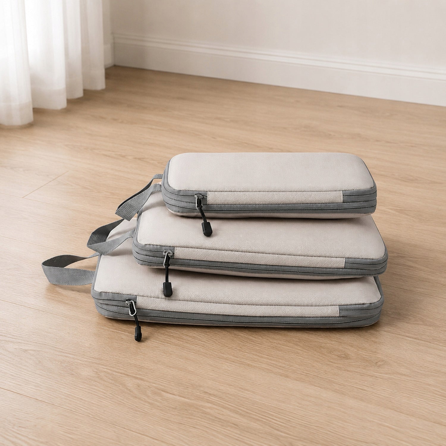 3X COMPRESSION ORGANIZER CLOTHES PACKING KIT FOR CLOSET BAG SUITCASE Brand MEMFLOW