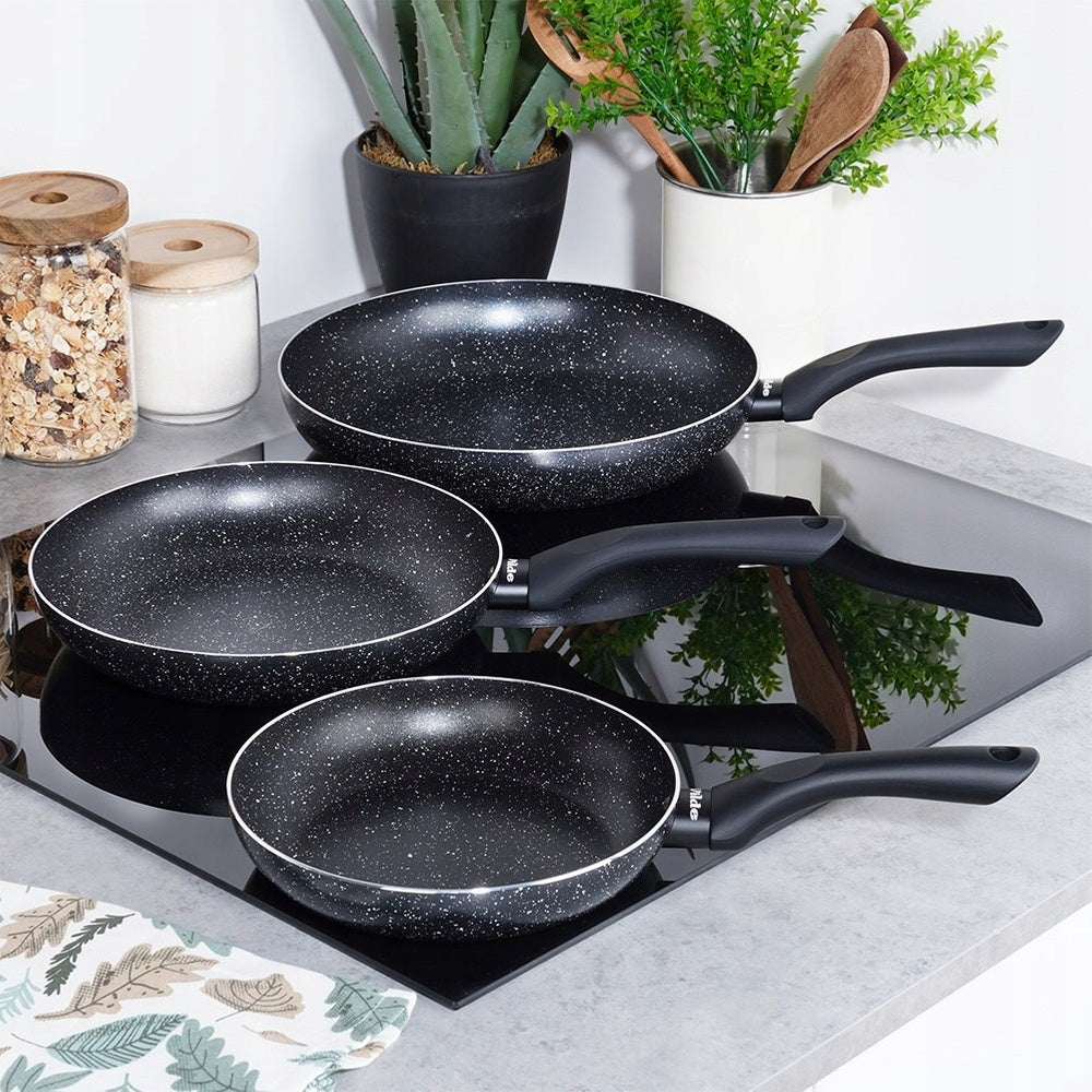 3X Granite Pan Vilde for Frying and Stewing - Set of 20, 24, 28 CM Manufacturer code 5904316475352