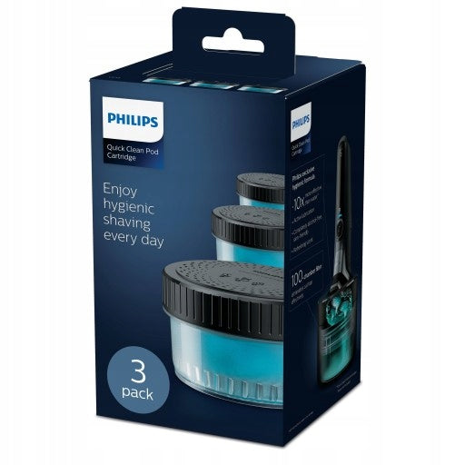 3X PHILIPS QUICK CLEAN CARTRIDGE UNDER CC13/50 FOR STATION Brand Philips
