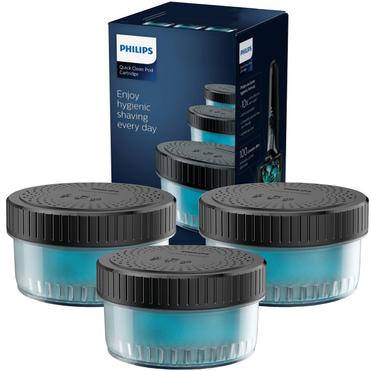 3X PHILIPS QUICK CLEAN CARTRIDGE UNDER CC13/50 FOR STATION