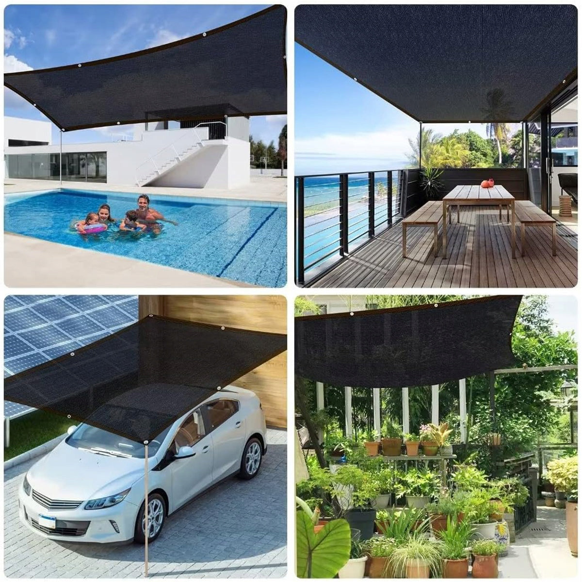 3X4M SHADING MESH FOR GARDEN SHADING MESH WITH EYELETS OUTSIDE Manufacturer code 4048824070690
