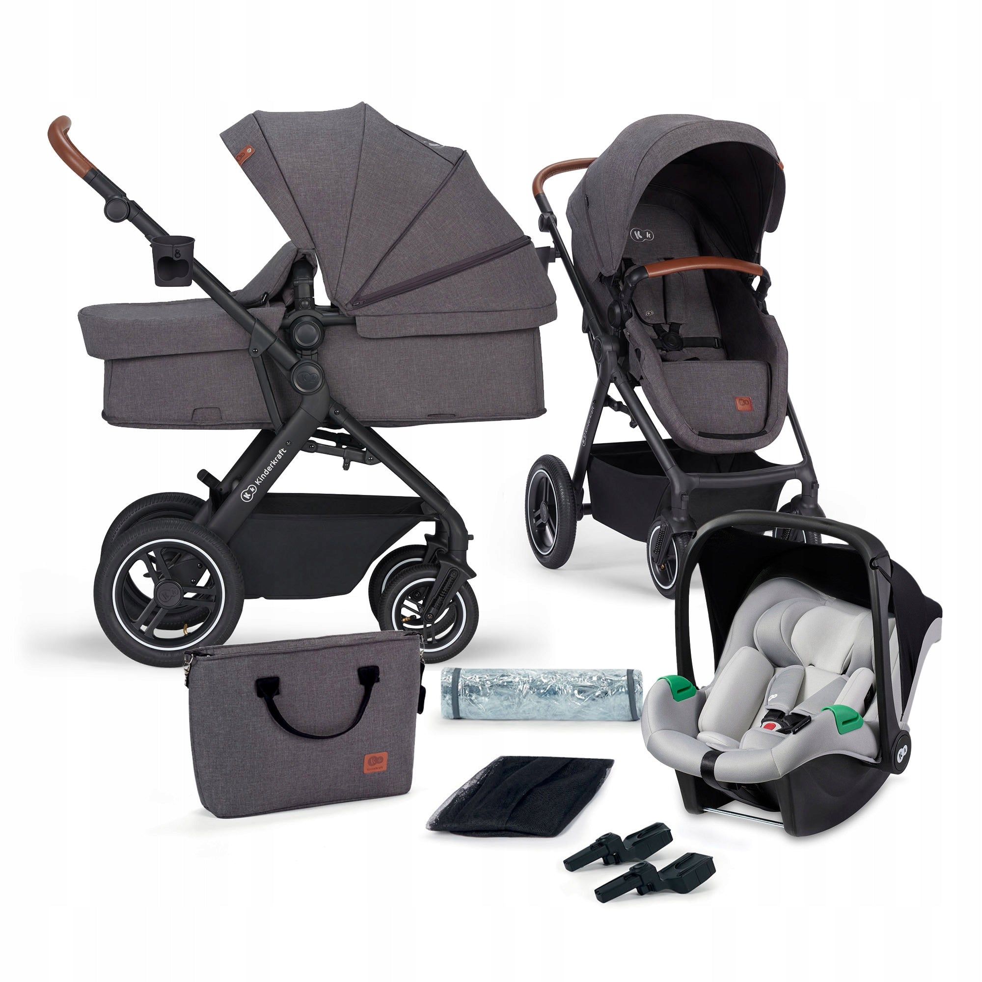 3in1 B-TOUR multifunction stroller with MINK PRO Kinderkraft