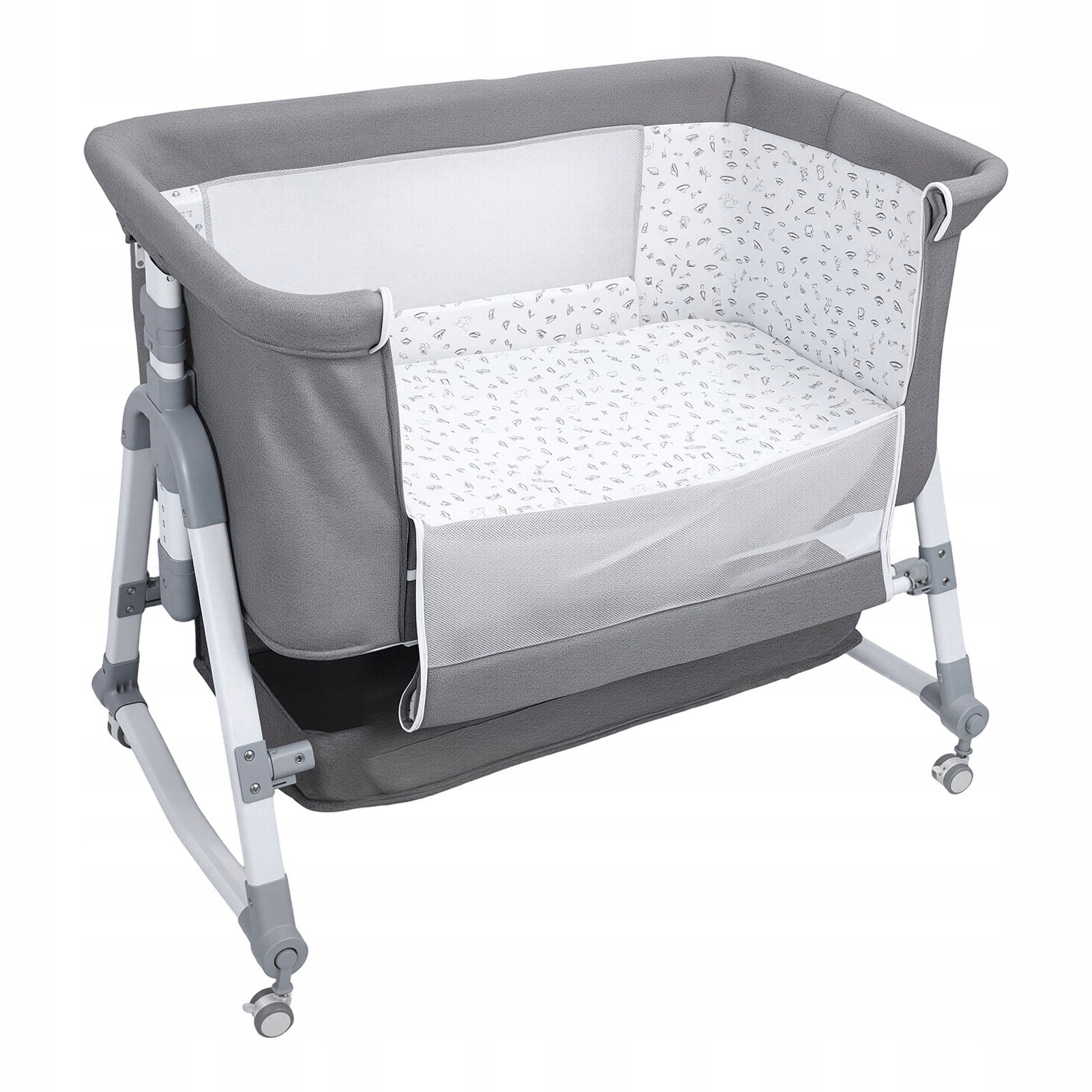 3in1 Baby Crib, Infant Crib, Adjustable Height, Product width 57 cm