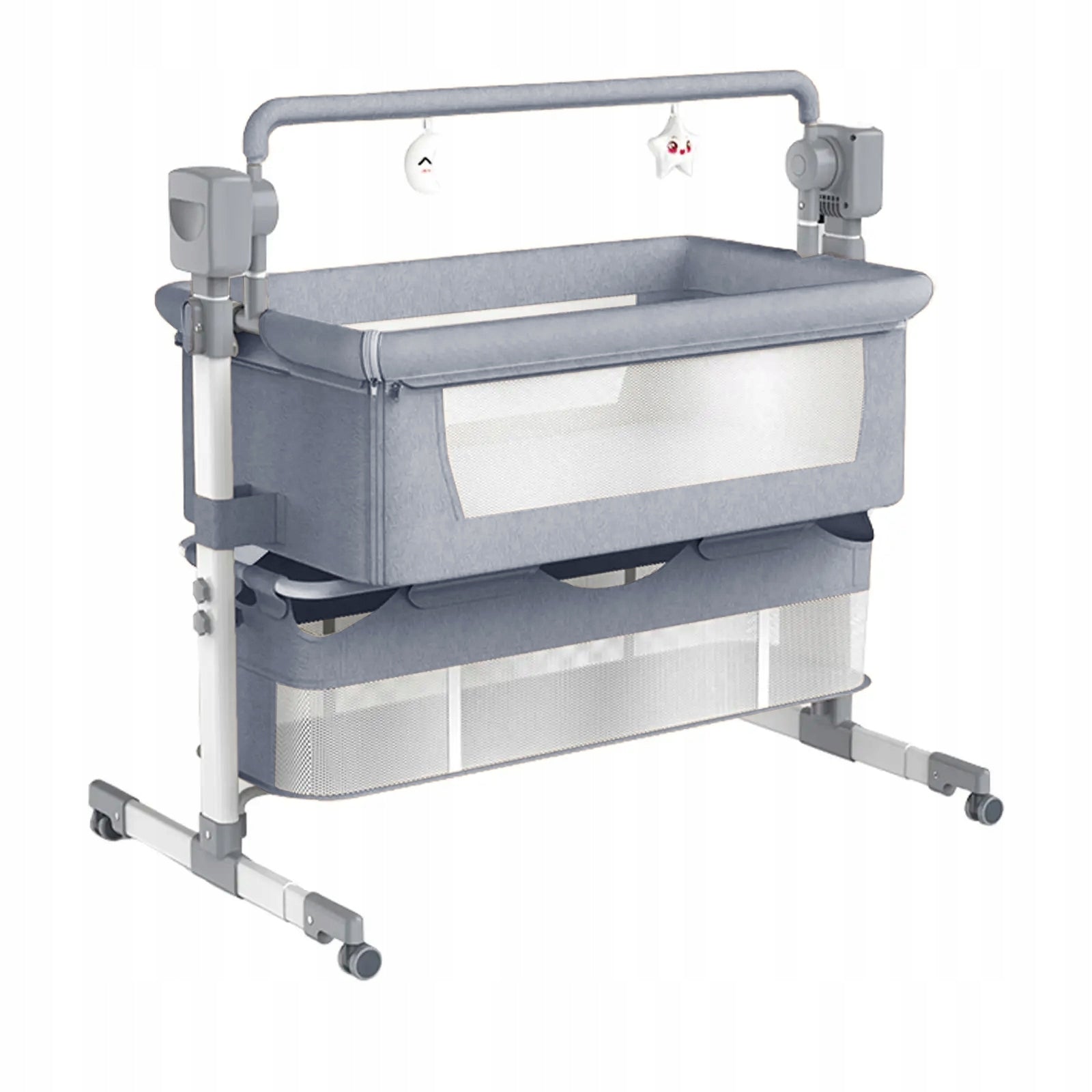 3in1 Baby Crib with Mattress Crib Adjustable Multifunctional