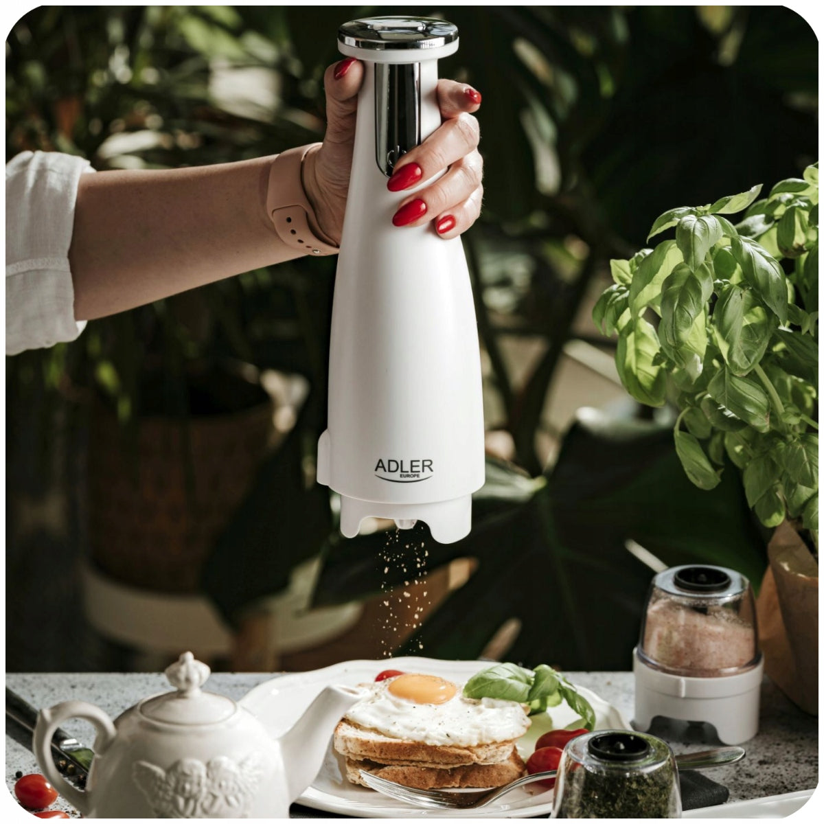 3in1 Electric Pepper Salt Spice Grinder - Set of 3 Grinders - USB Packaging status original