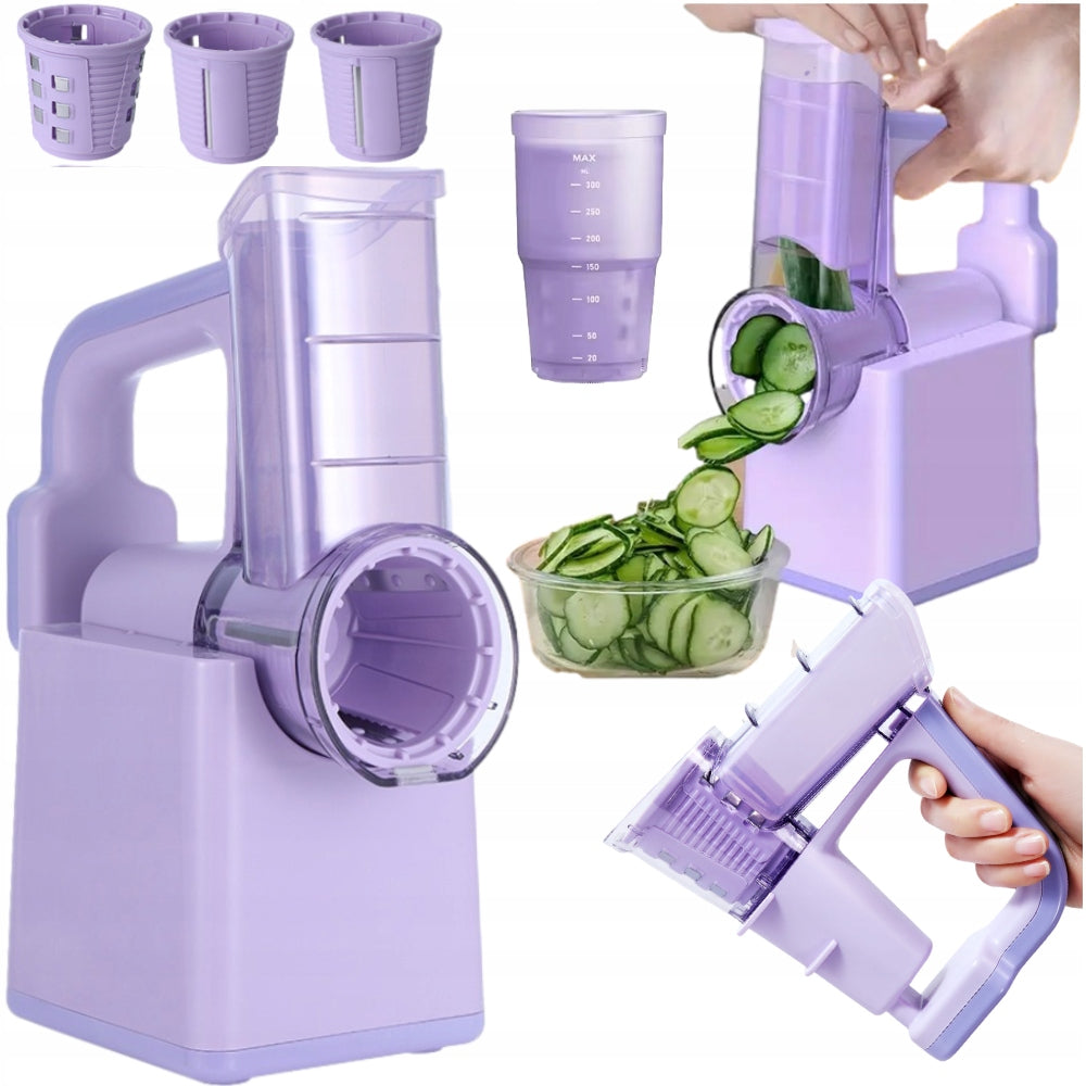 3in1 FRUIT VEGETABLE CHOPPER ELECTRIC SHREDDER STRONG