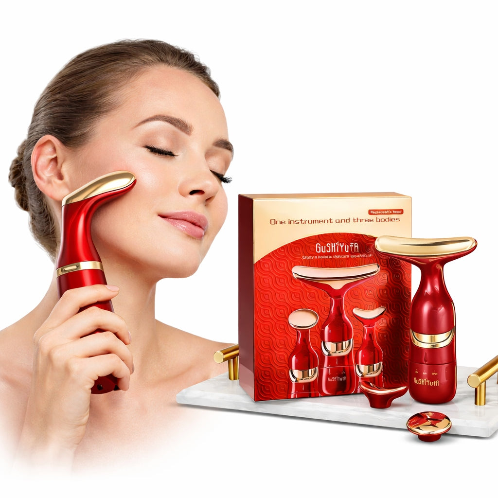 3in1 Face Massager | Electric Gua Sha | Lifting & Drainage | Anti-Aging