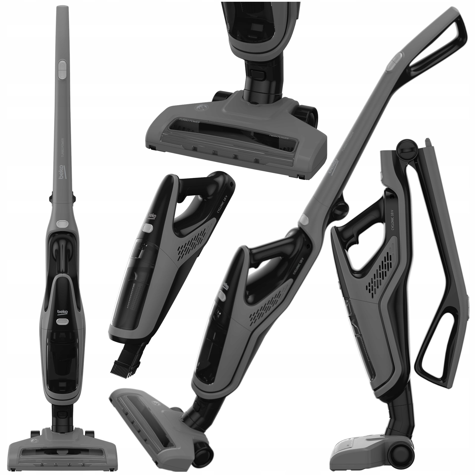 3in1 HANDHELD BAGLESS VACUUM CLEANER BEKO