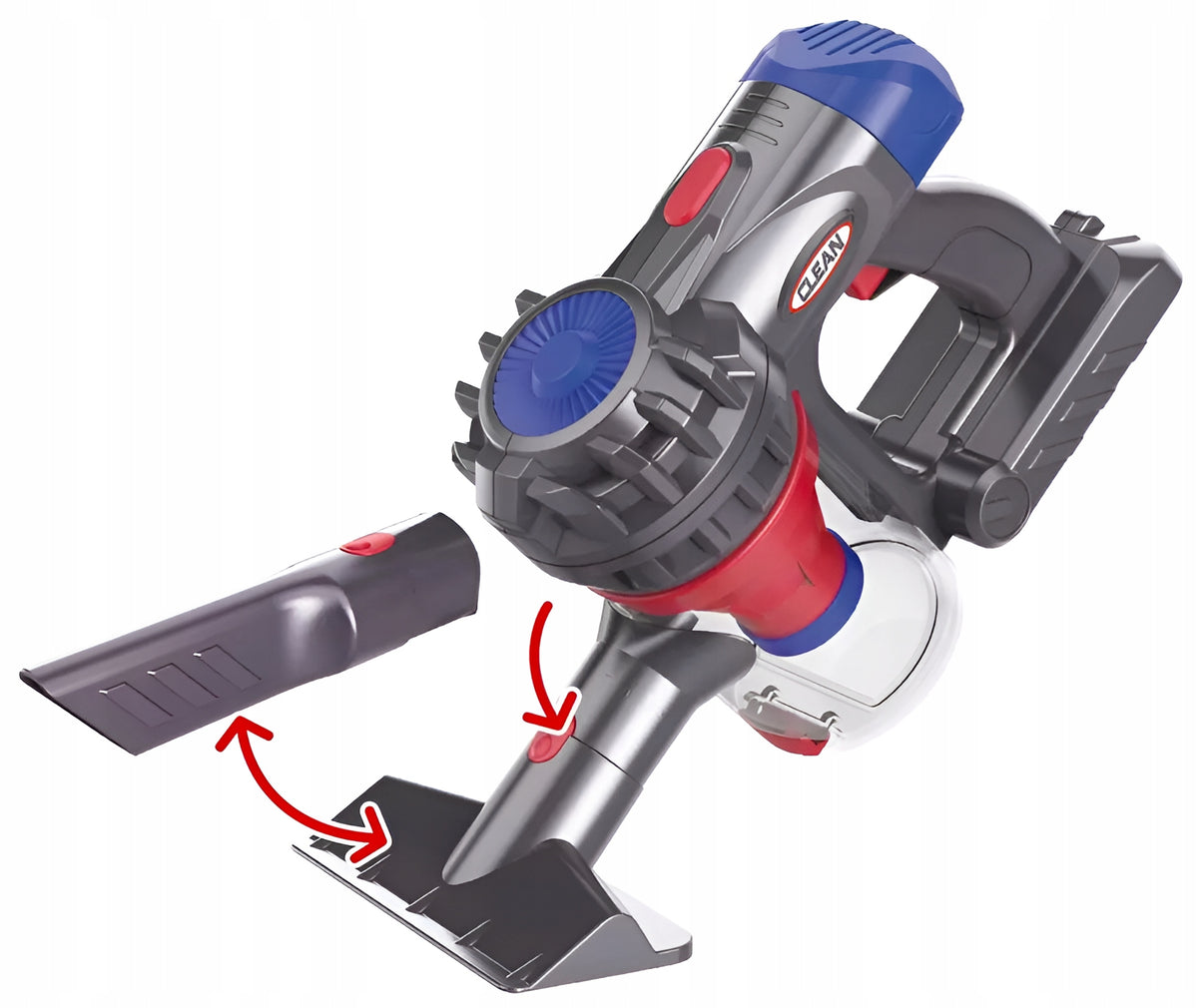3in1 Interactive Upright Vacuum Cleaner for Kids Pull-In Suction Function 3+ Brand BOUNN