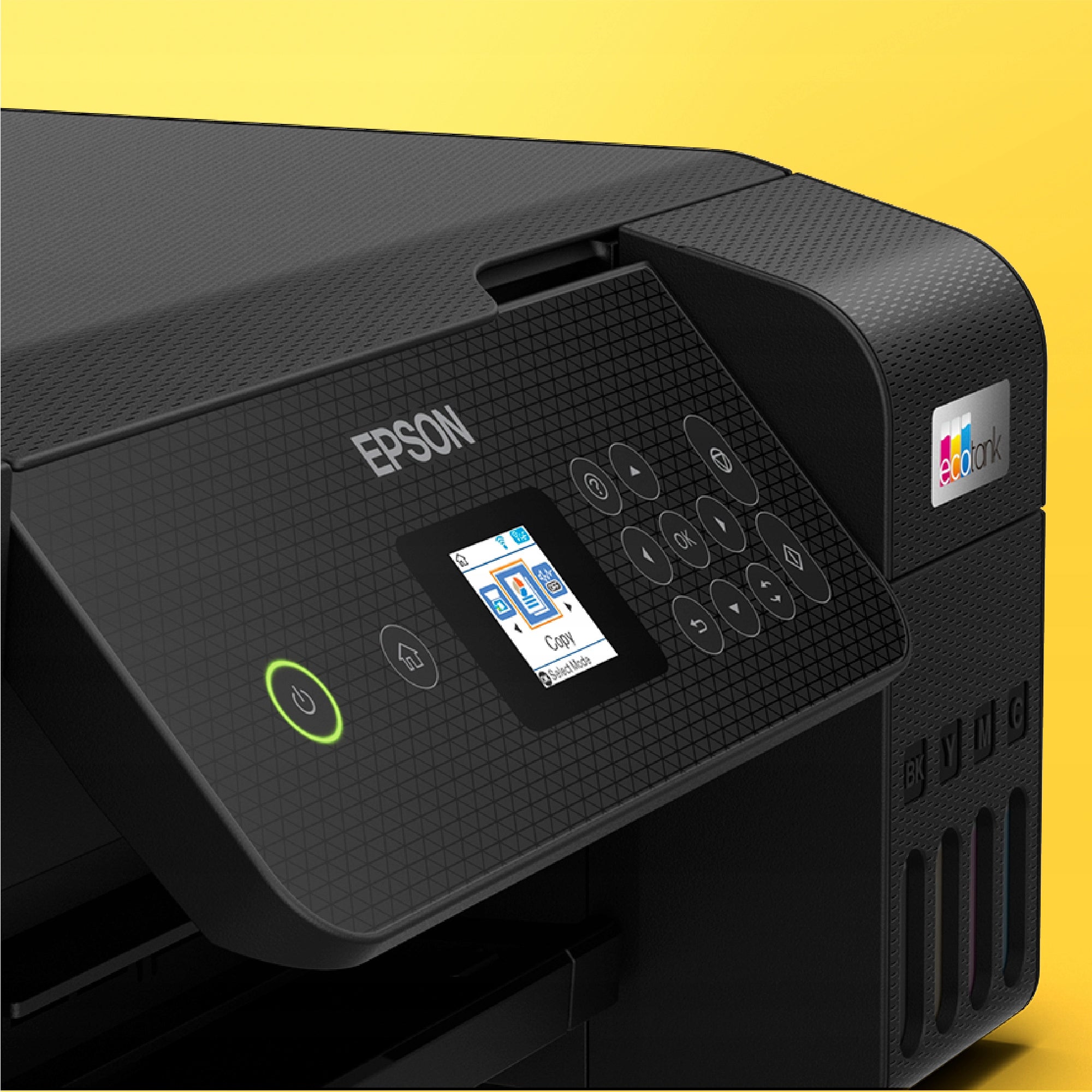 3in1 Multifunction Printer Epson EcoTank WIFI PRINTING SCAN LCD Display Manufacturer code C11CJ66407