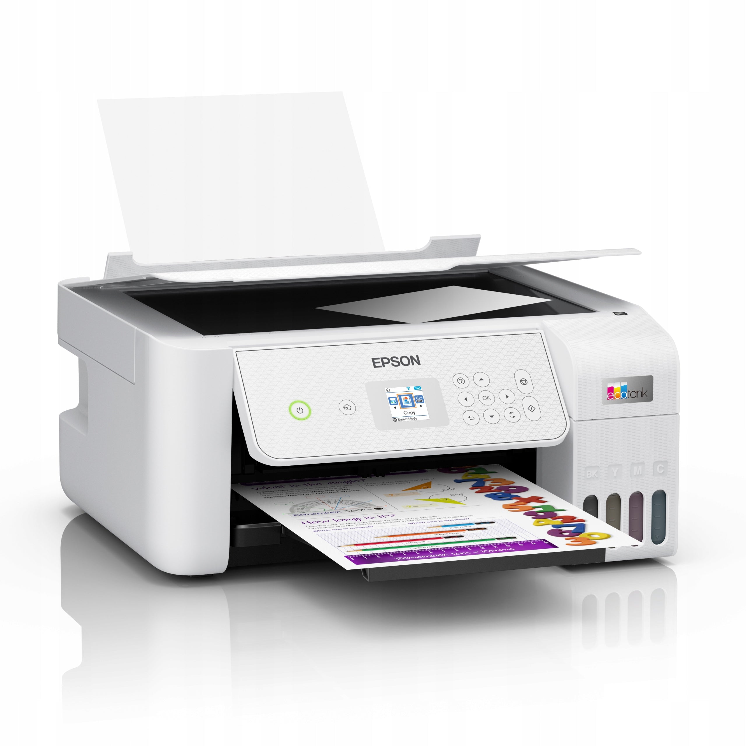 3in1 Multifunction Printer Epson EcoTank WIFI PRINTING SCAN LCD Display Manufacturer code C11CJ66427
