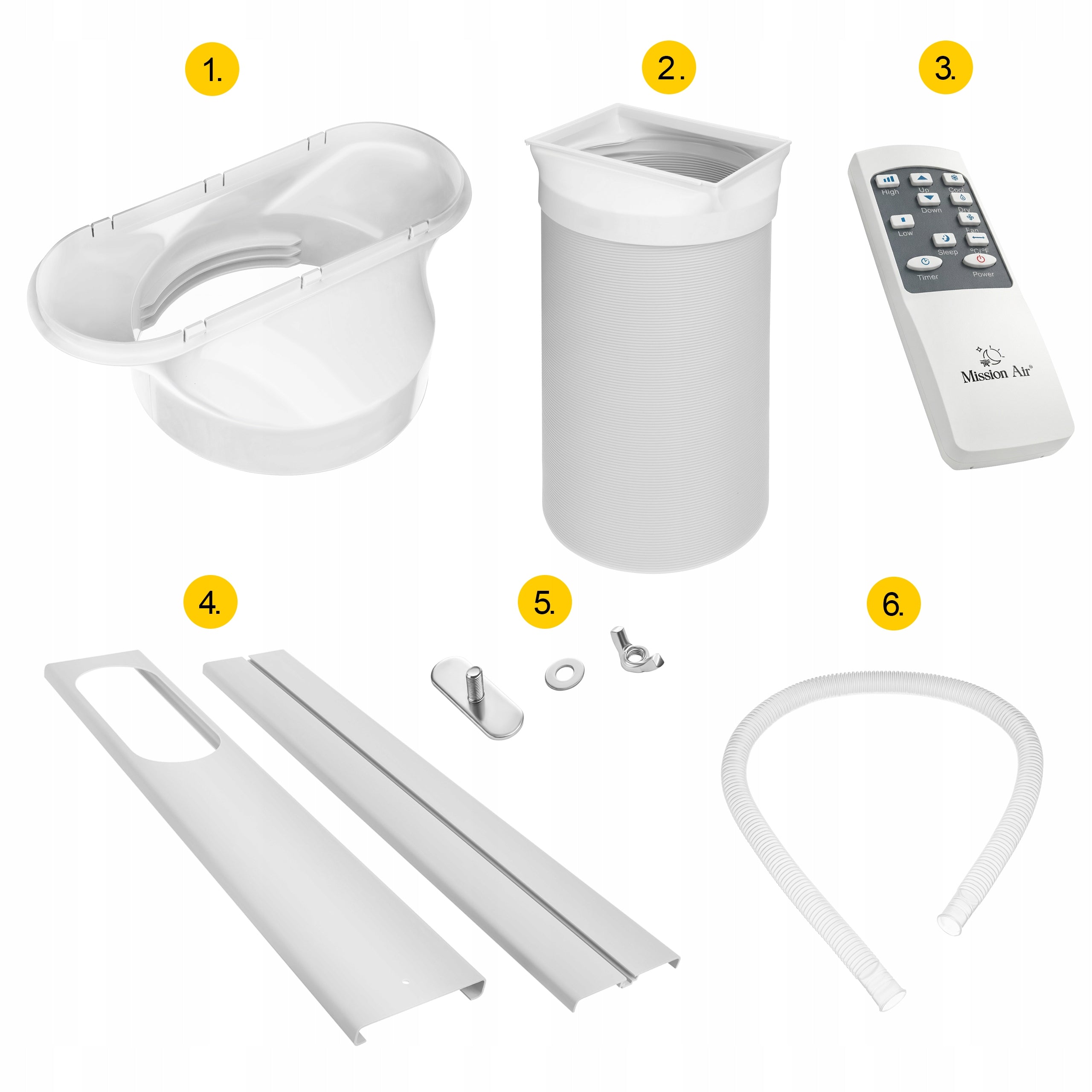 3in1 PORTABLE AIR CONDITIONER Mission Air 2,6kW +dehumidifier 24l/24h TIMER WiFi Cooling power 2600 W