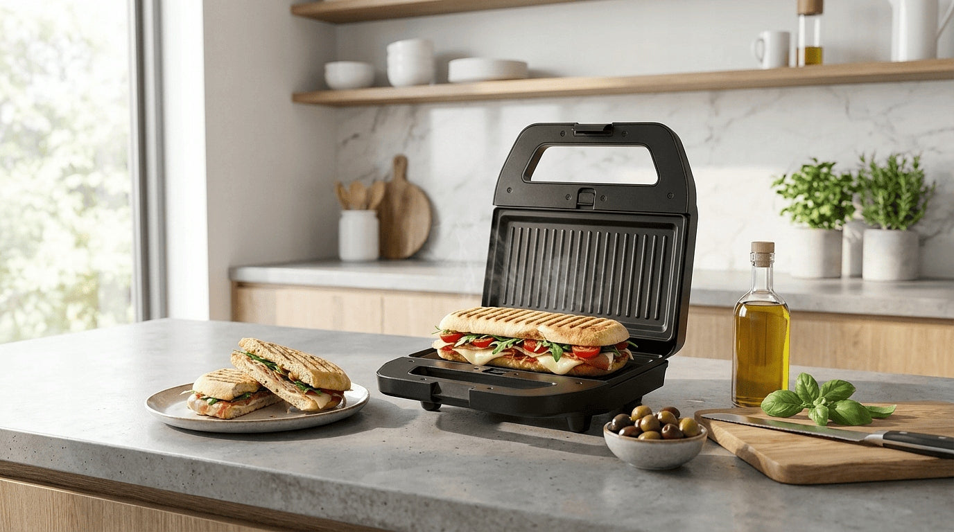 3in1 Sandwich Toaster Waffle Iron Replacement Tile ILAG Dishwasher Safe Power rating 800 W