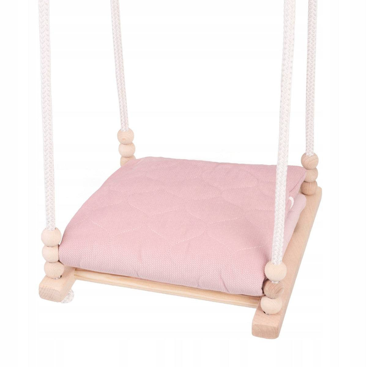 3in1 Wooden Bucket Swing for Kids Home Garden - Pink Brand Tuluszka