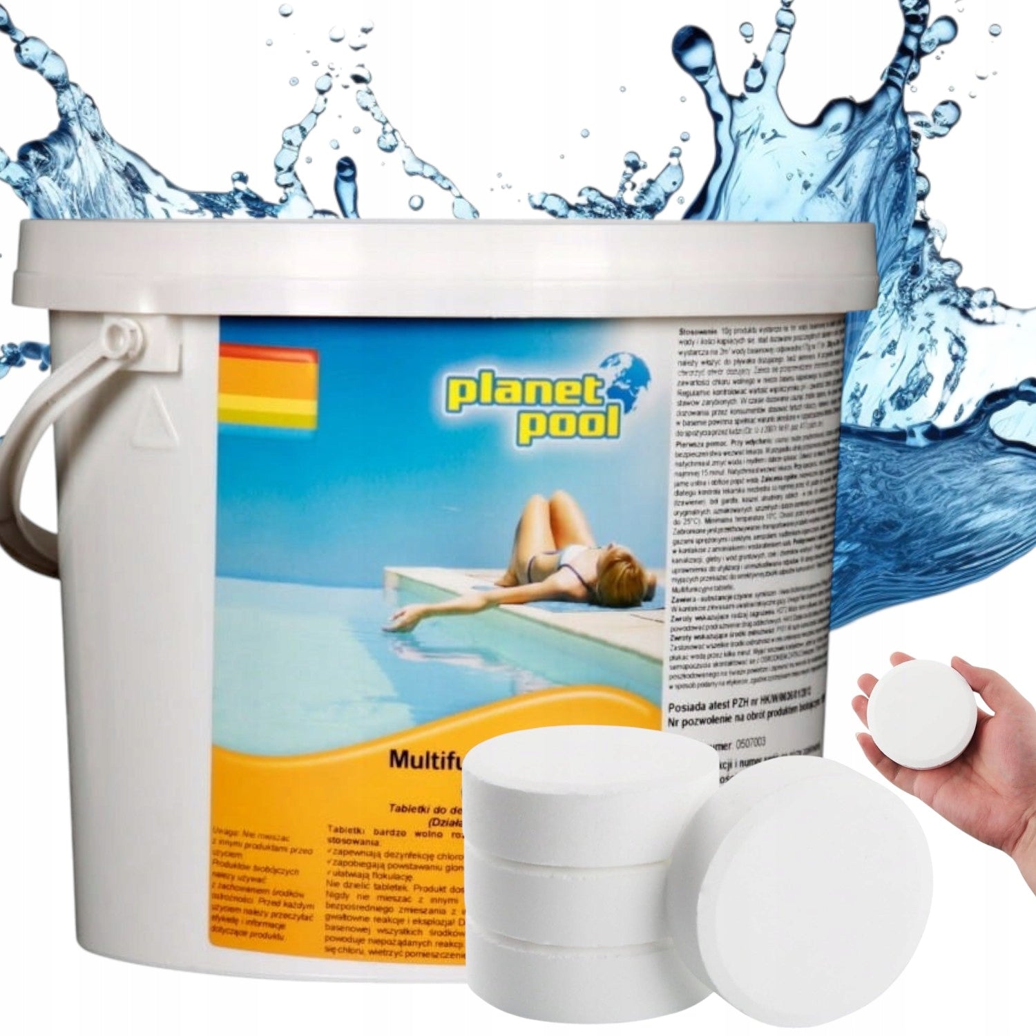 3kg CHLORINE FOR POOL JACUZZI multifunctional tablets 200g CHLORINE POOL