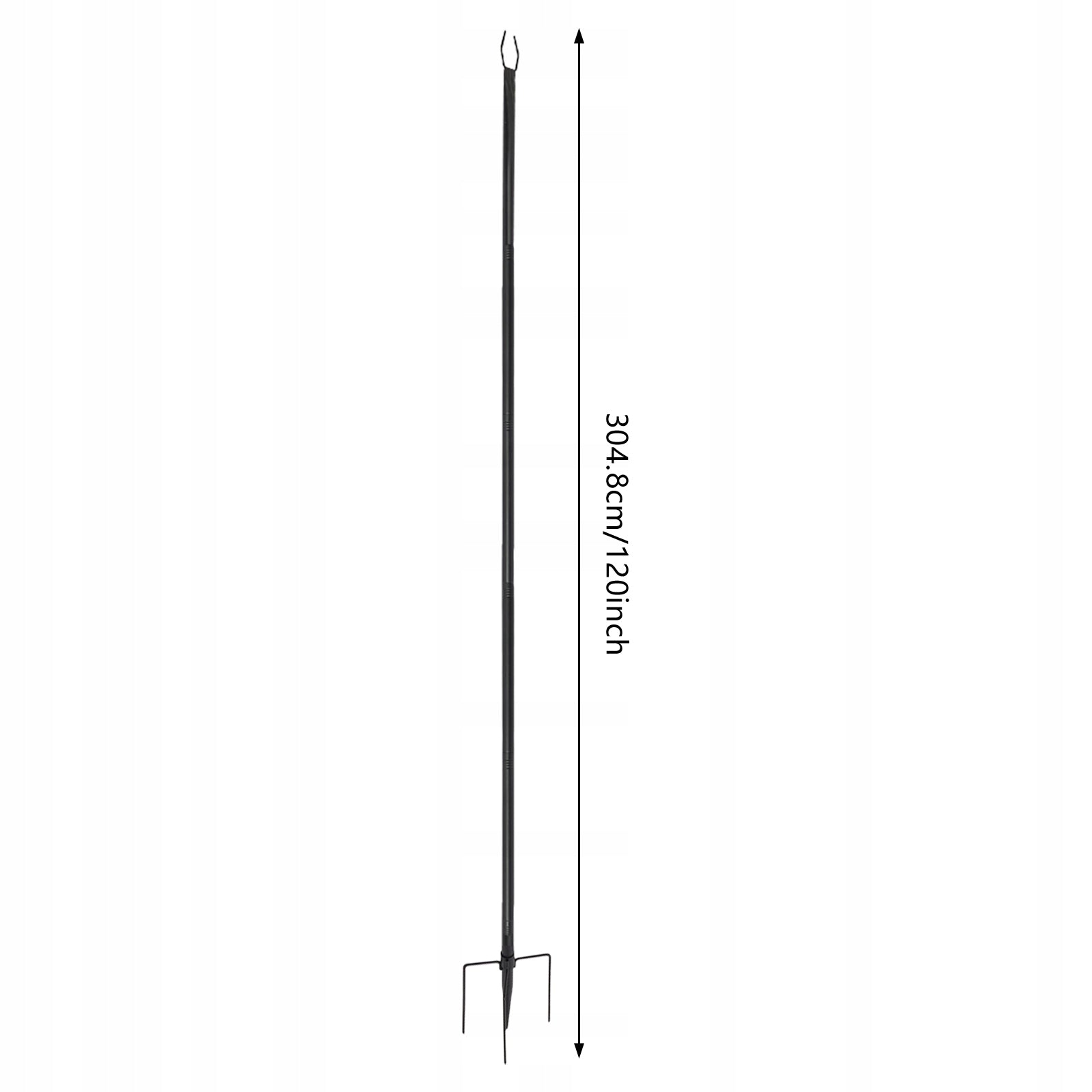 3m 4PCS Hanging Light Poles Patio Lighting Stands Outside for Festivals Packaging status original