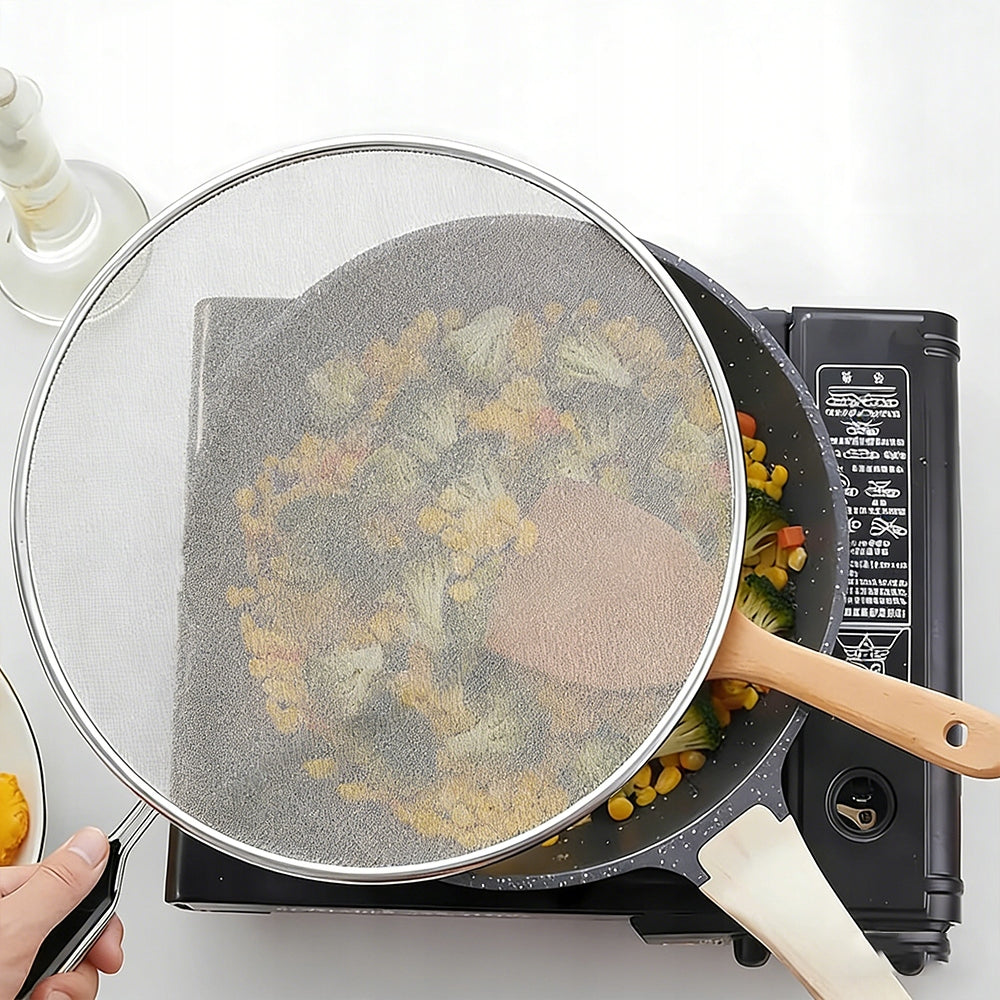 3pcs FRYING Protective Lid Anti-Splash Mesh FOR PAN Brand Bedee
