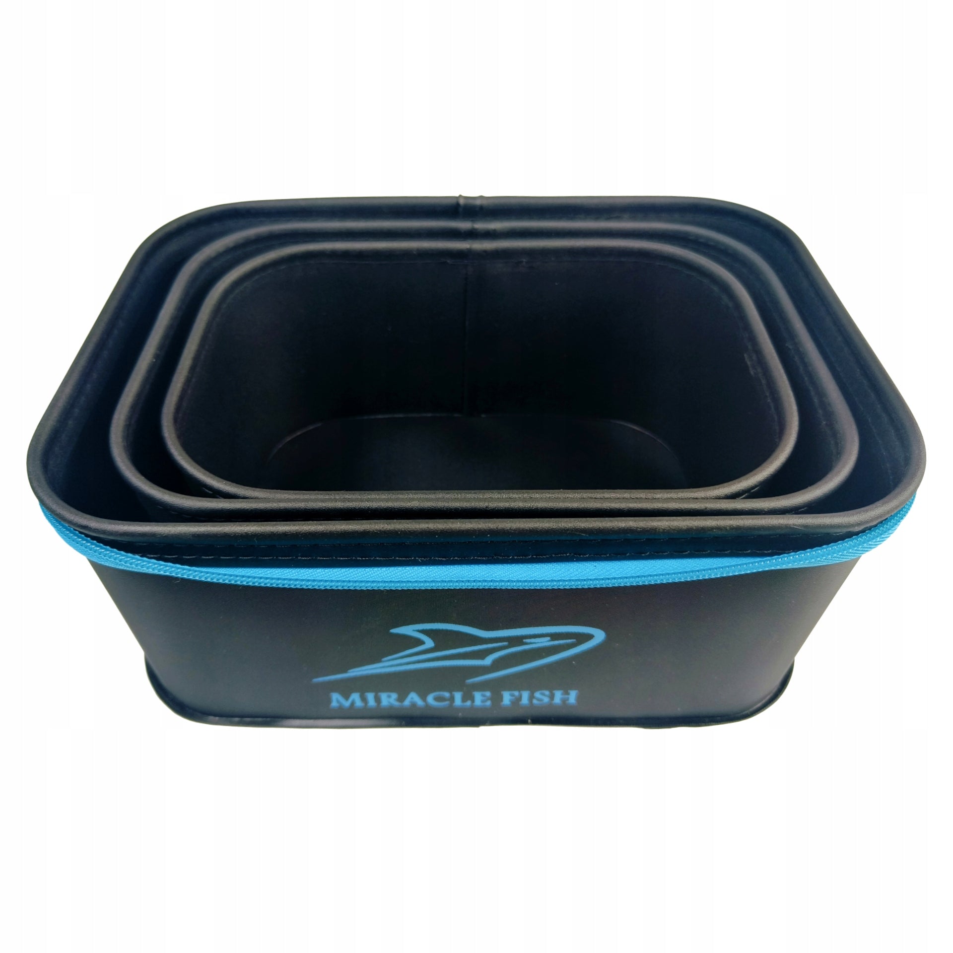 3x CONTAINER SET EVA FEEDER LITTER BOX MIRACLE FISH 3 PIECES Packaging status original