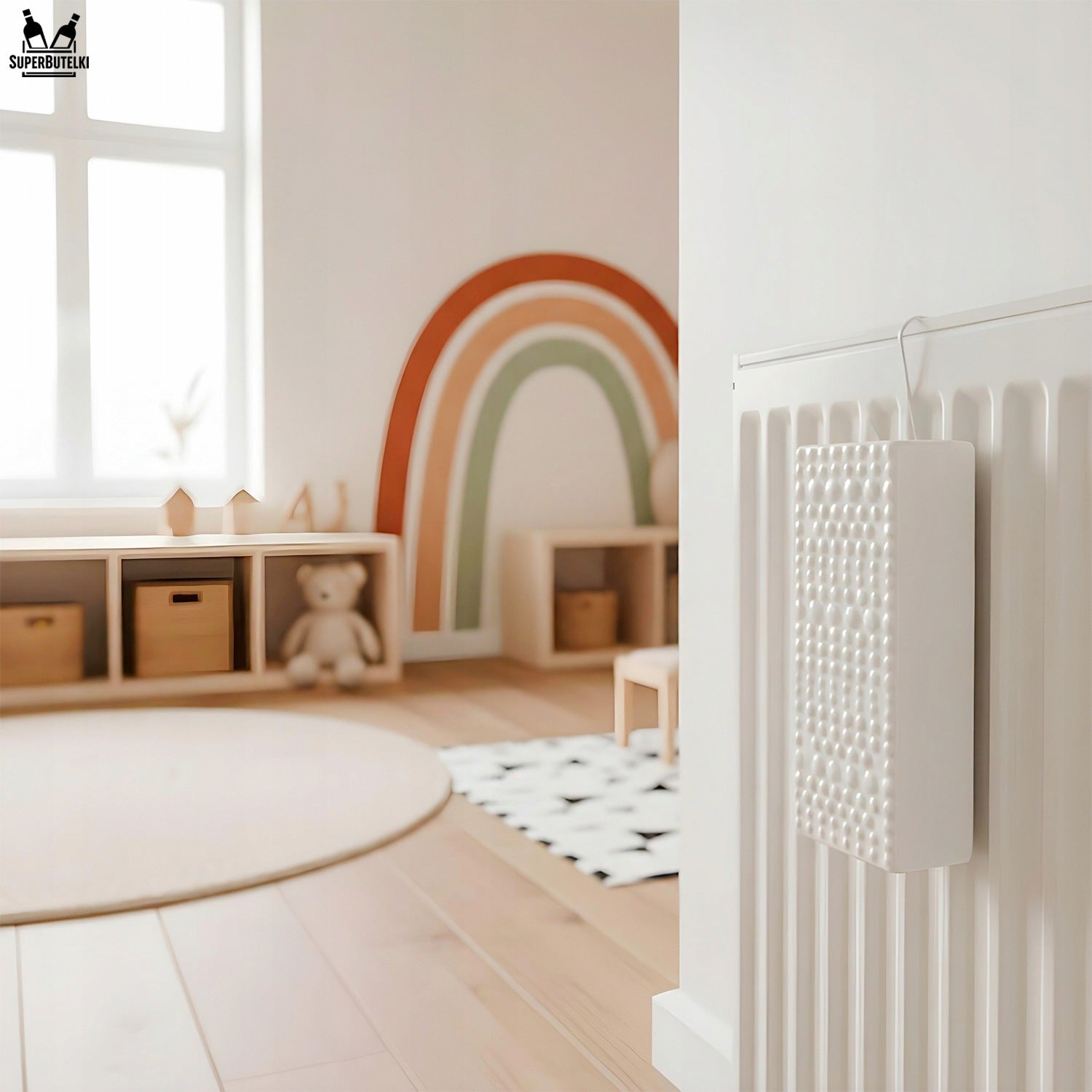 3x Ceramic water humidifier for hanging on radiator 300ml Brand SuperButelki