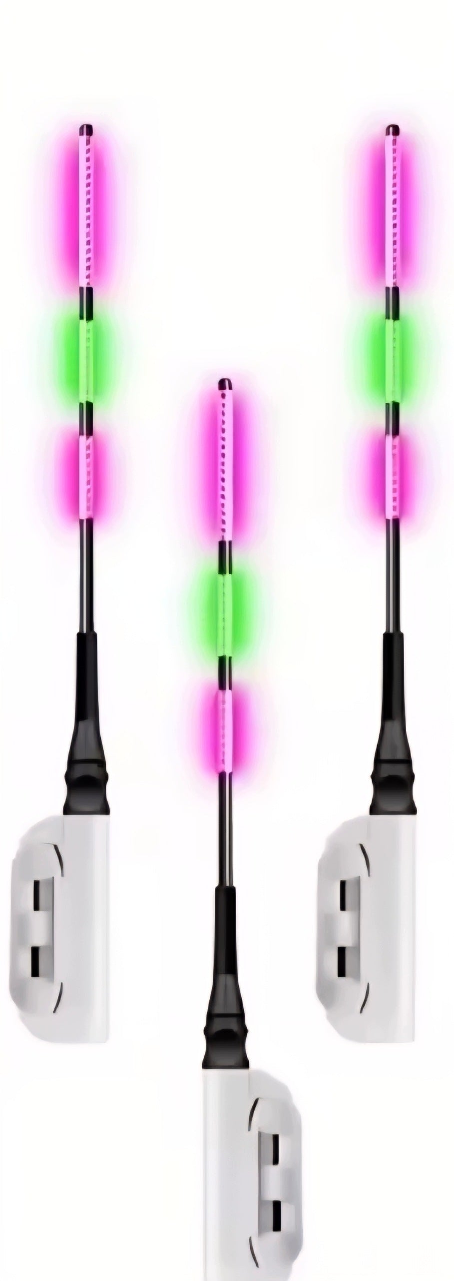 3x Glowing Beacon 3 Light Points Fedeer Strong Light + 3 Batteries Manufacturer code 14 cm