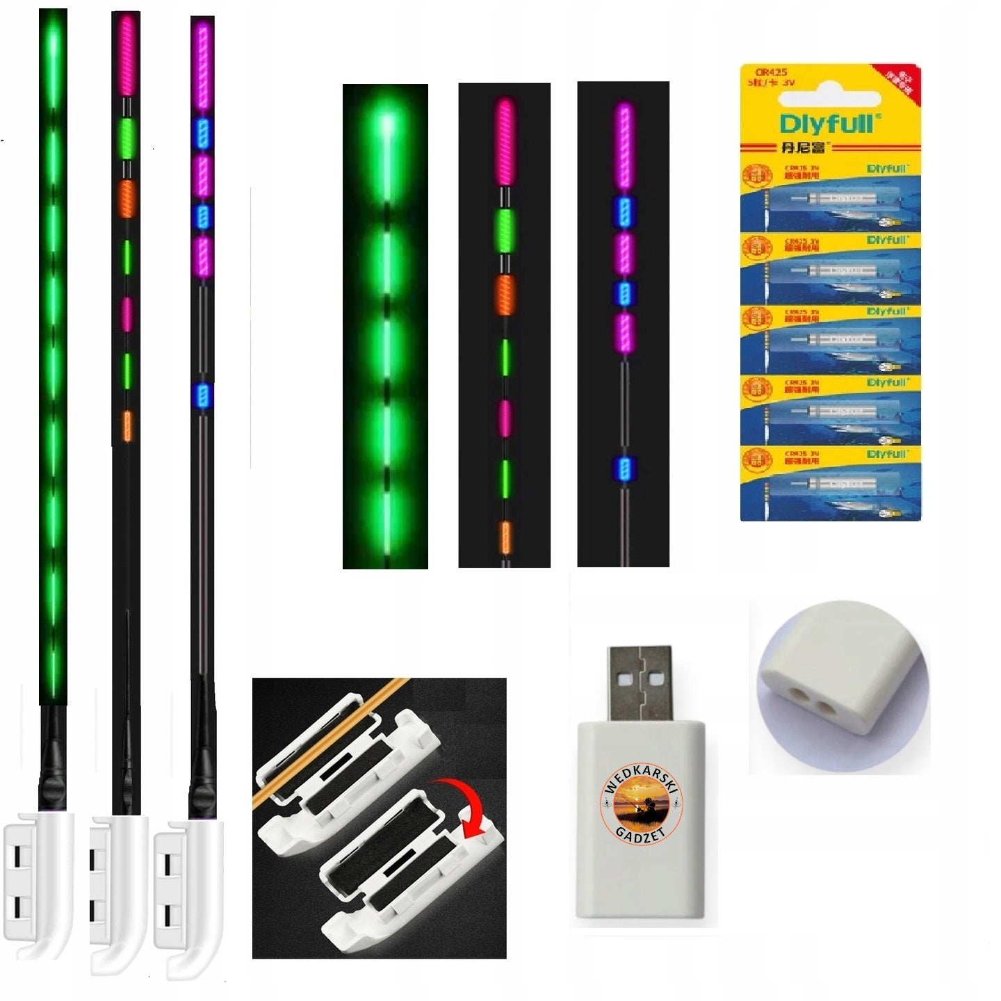 3x SKYLIGHT LONG Feeder - Vibrating Peak + Charger + 5 Batteries