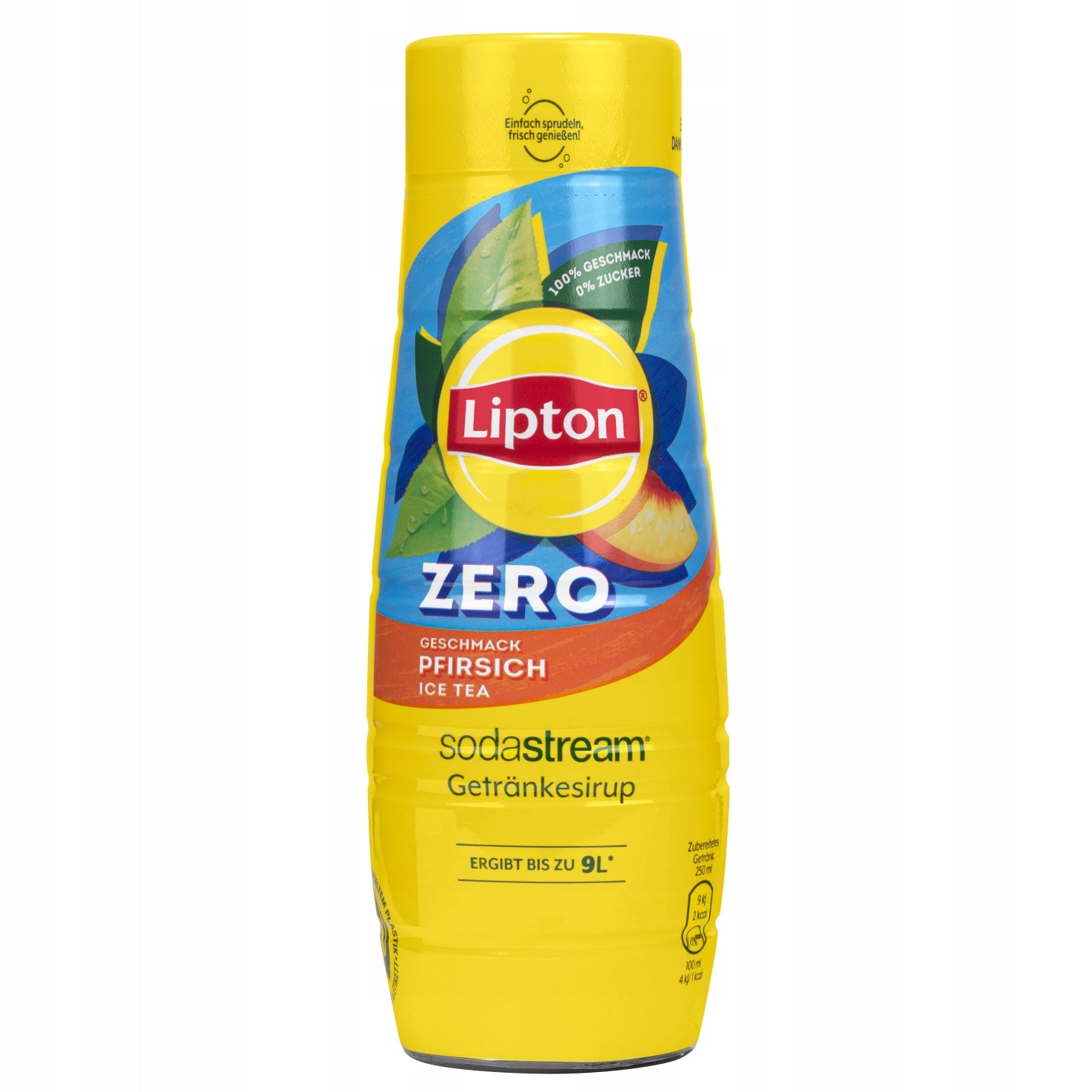 3x SYRUP SODASTREAM LIPTON ICE TEA PEACH ZERO 440 ml FOR SATURATOR Brand SodaStream