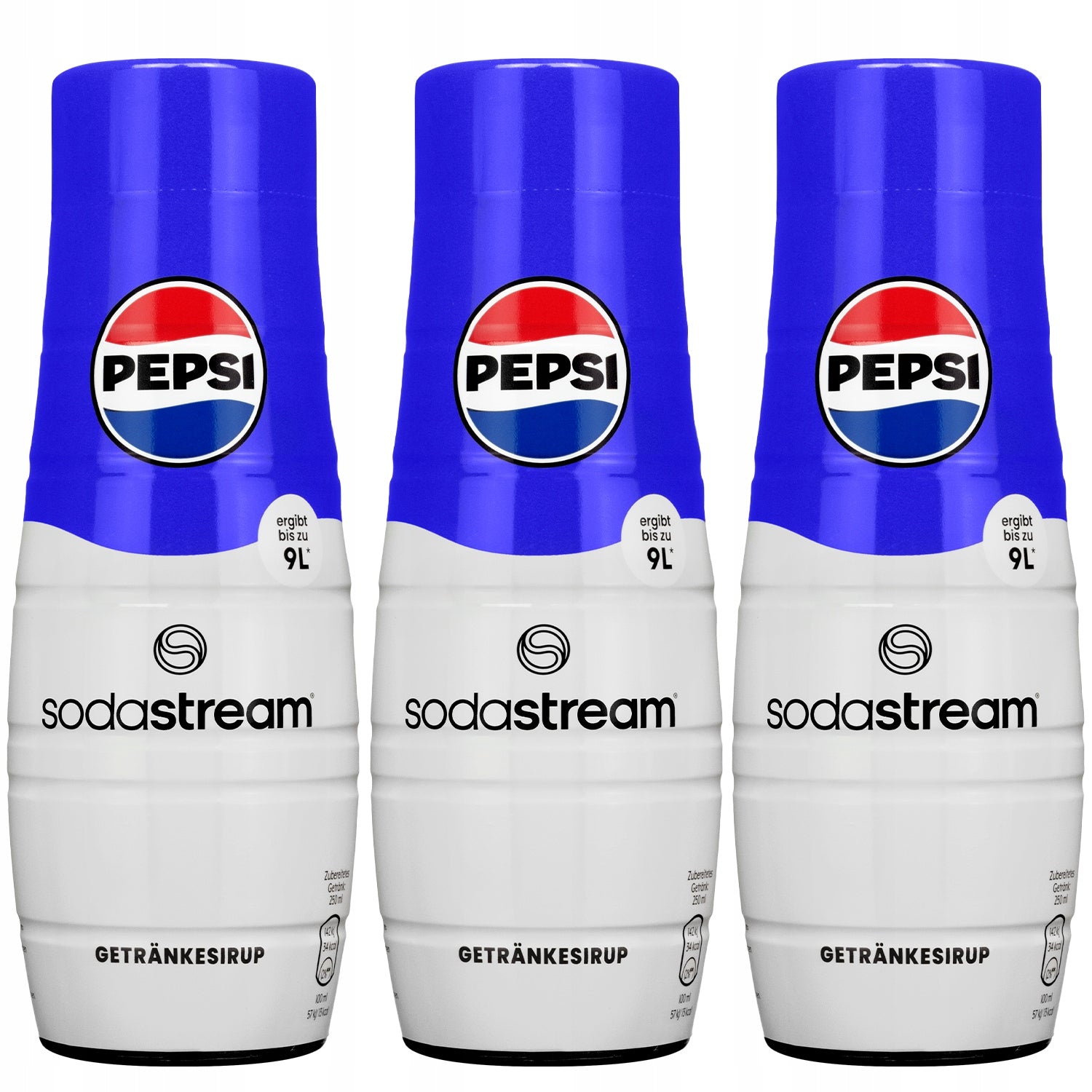 3x SYRUP SODASTREAM PEPSI COLA 440 ML CONCENTRATE FOR SATURATOR