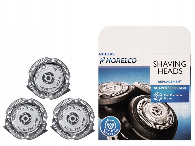 3x Shaving heads for Philips Shaver SH50 series 5000/6000 ORIGINAL Packaging status original