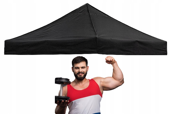 3x3 THICK ROOF PLATING FOR Garden PAVILION TRADE TENT Cover Number of side walls none